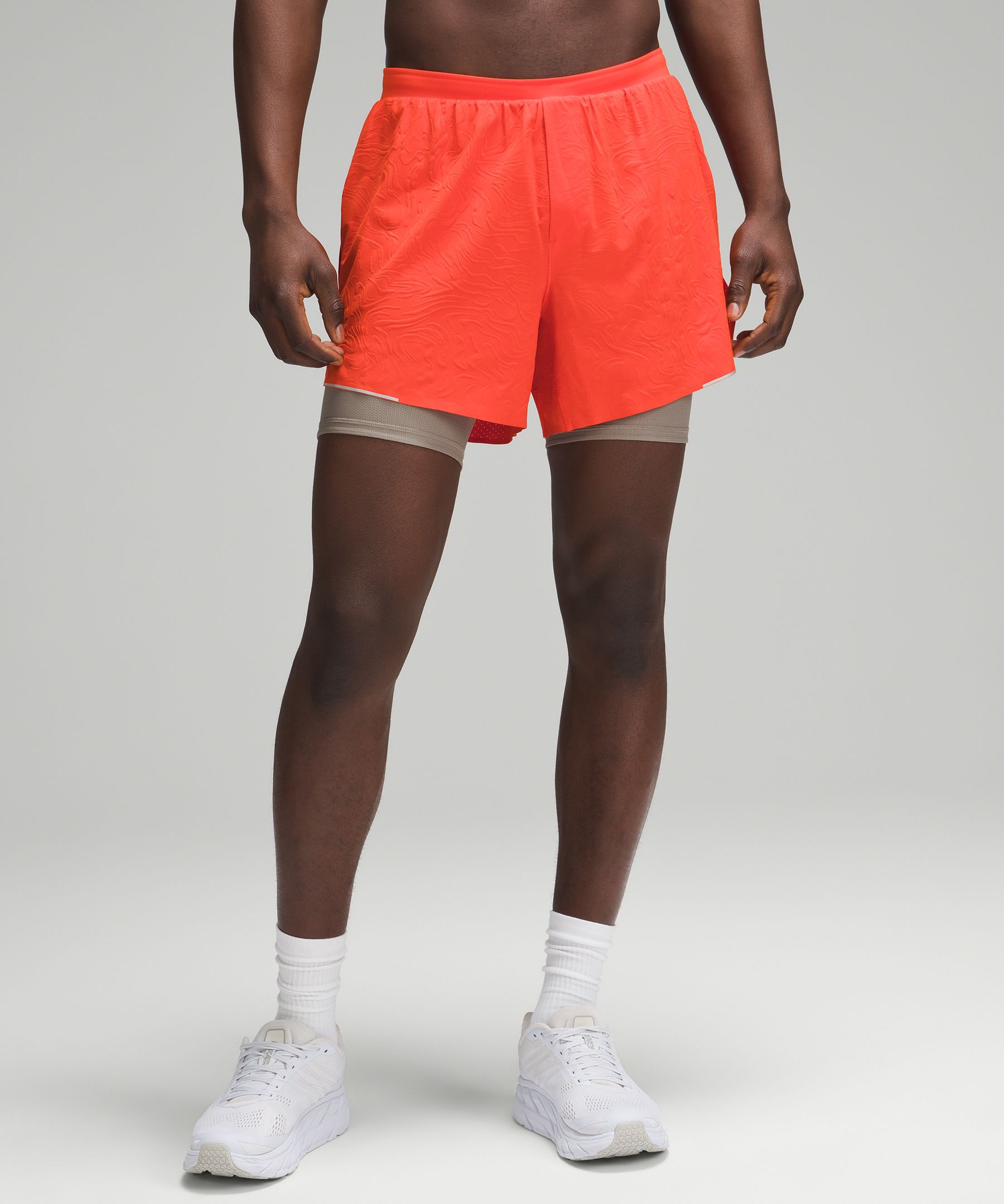 Lululemon T.H.E. Linerless Short 9 - Canyon Orange - lulu fanatics