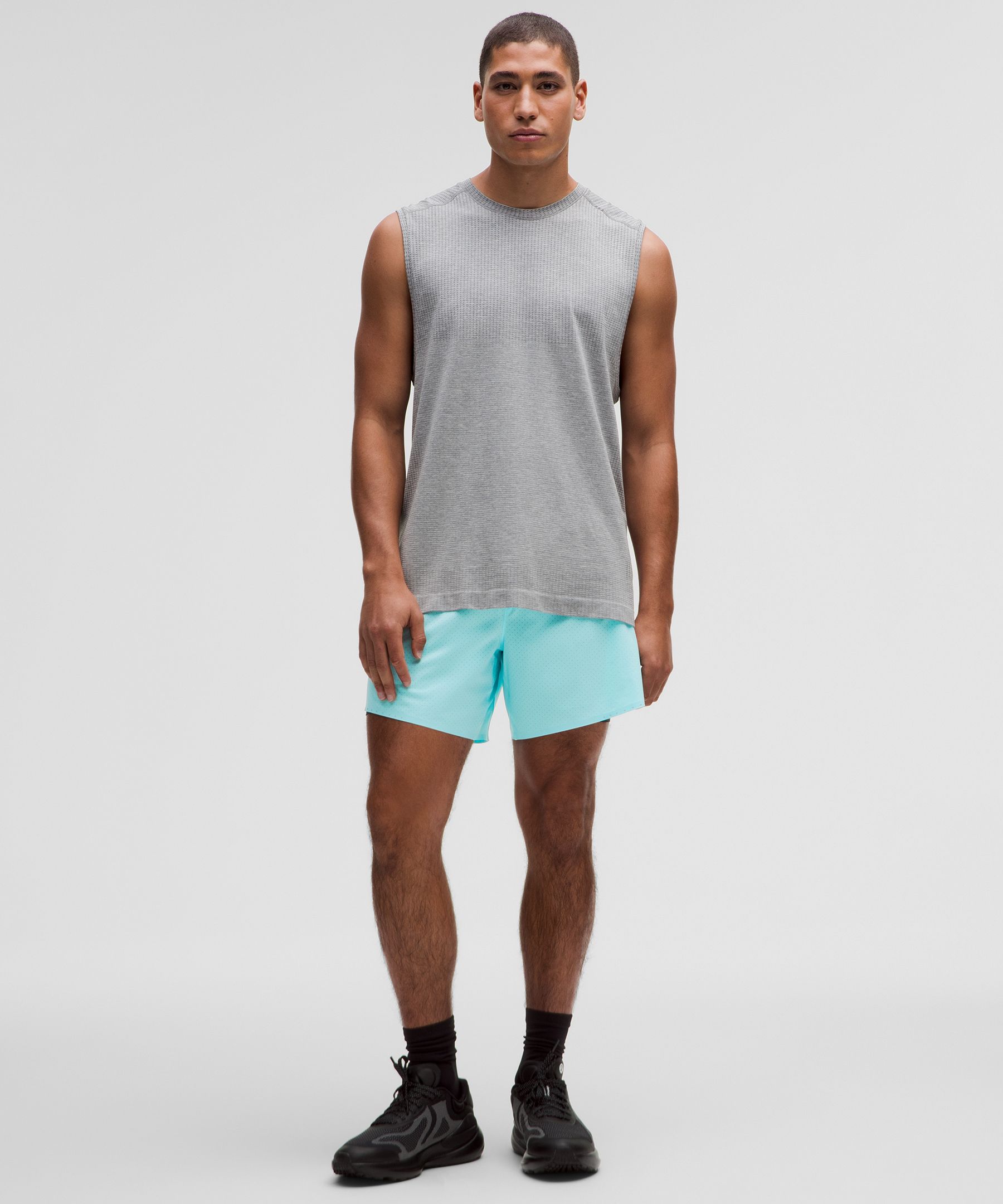 lululemon☆軽量&快適 レース Speed Up ランニング ショーツ 2.5 Fast and Free Road to Trail インナー付きショーツ 6インチ