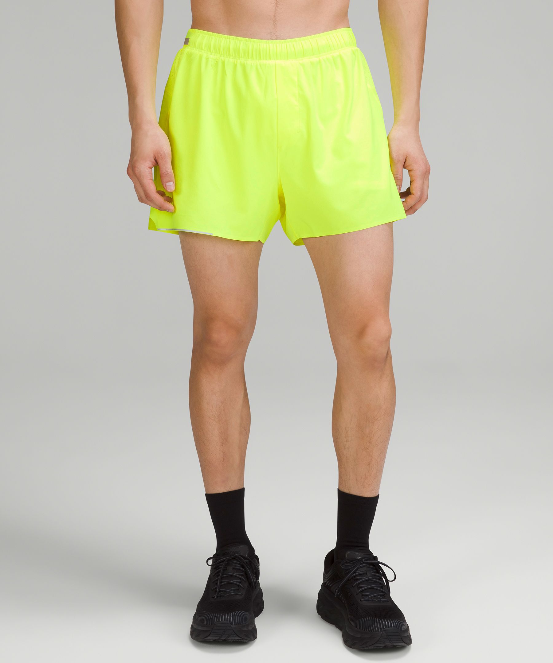 Yellow on sale running shorts