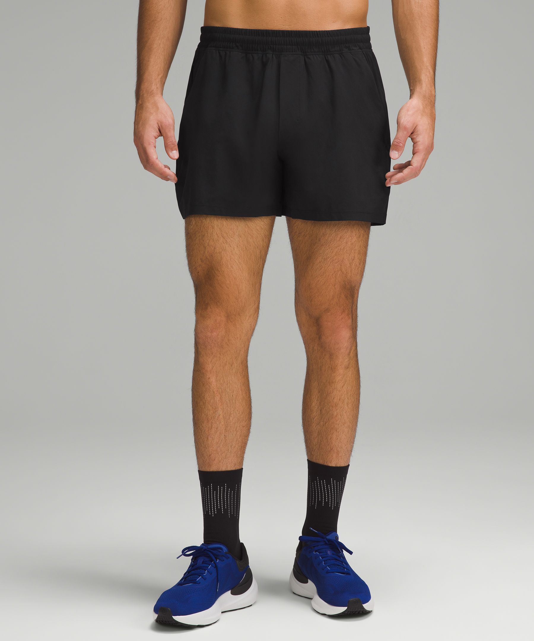 Lululemon Pace Breaker Linerless Short 5" In Black