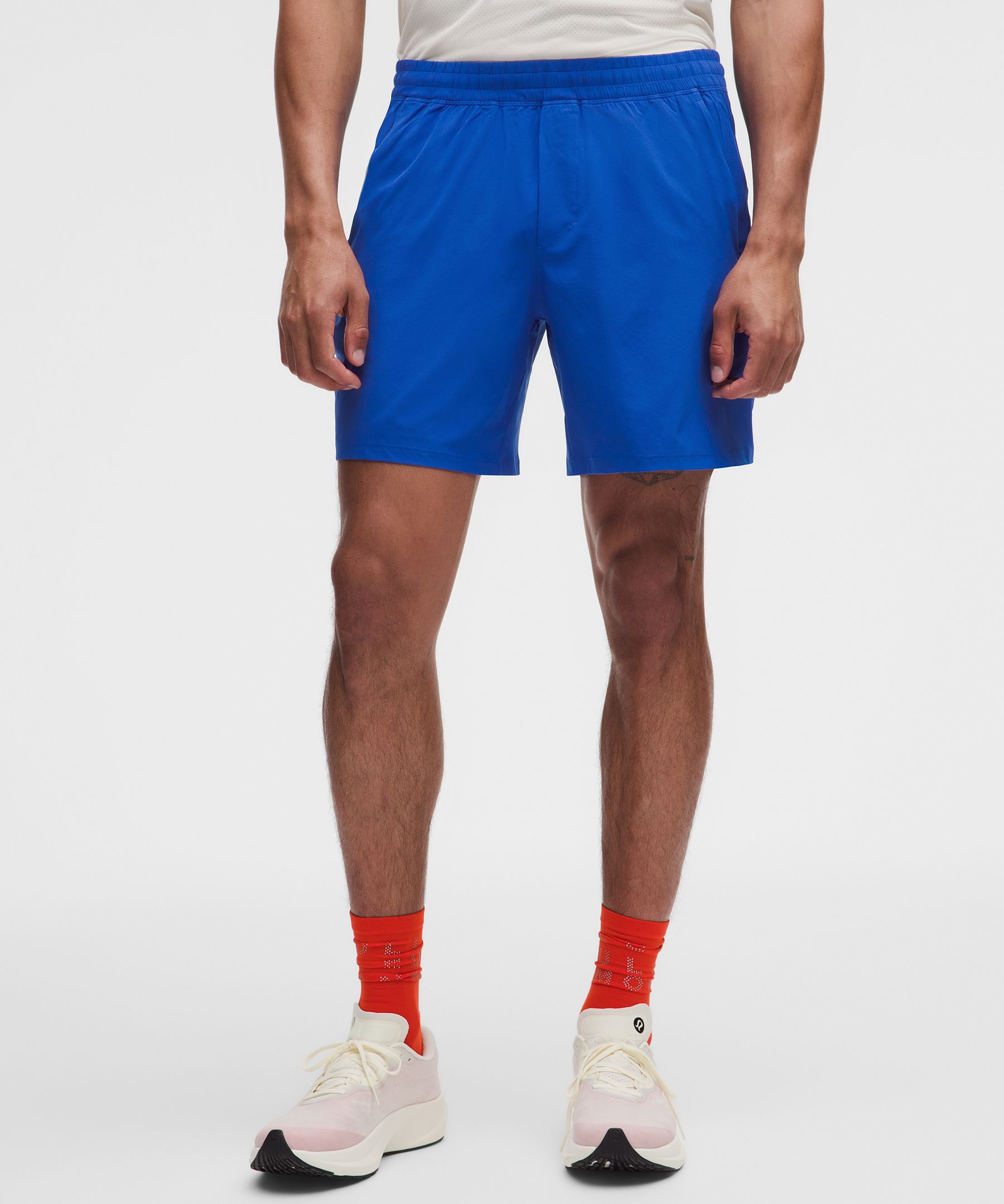 lululemon Pace Breaker Shorts | Men's Linerless Short 7" | Size L | Blue