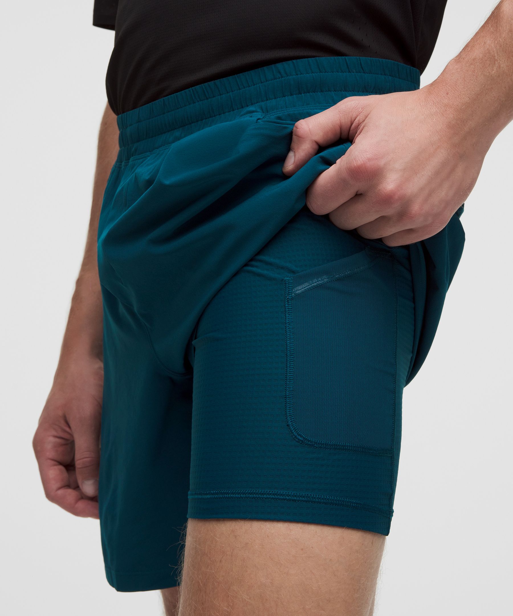 Pantalones cortos con forro Pace Breaker, 18 cm