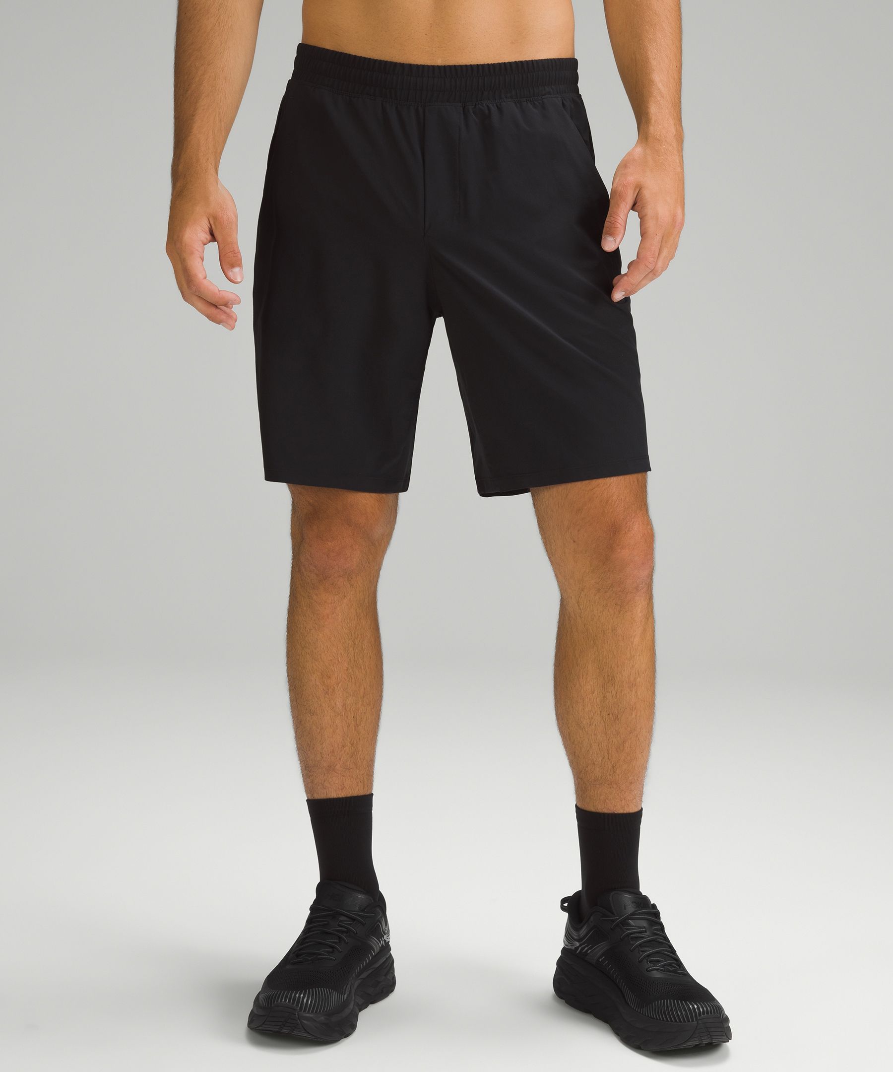 Lululemon The Short 9” Unlined Shorts Mens Heather Black Workout