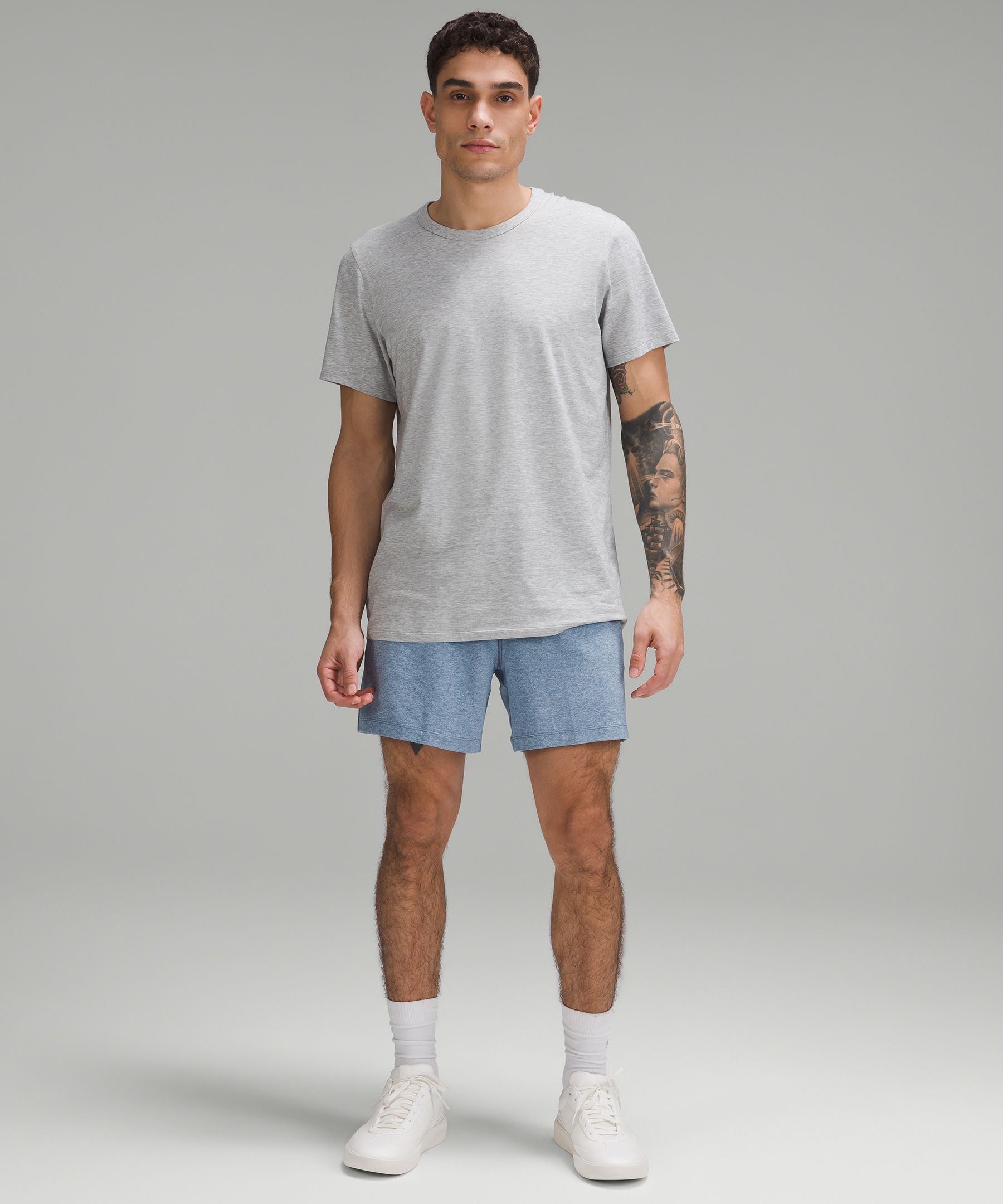 Grey Wunder 6 jersey shorts, lululemon