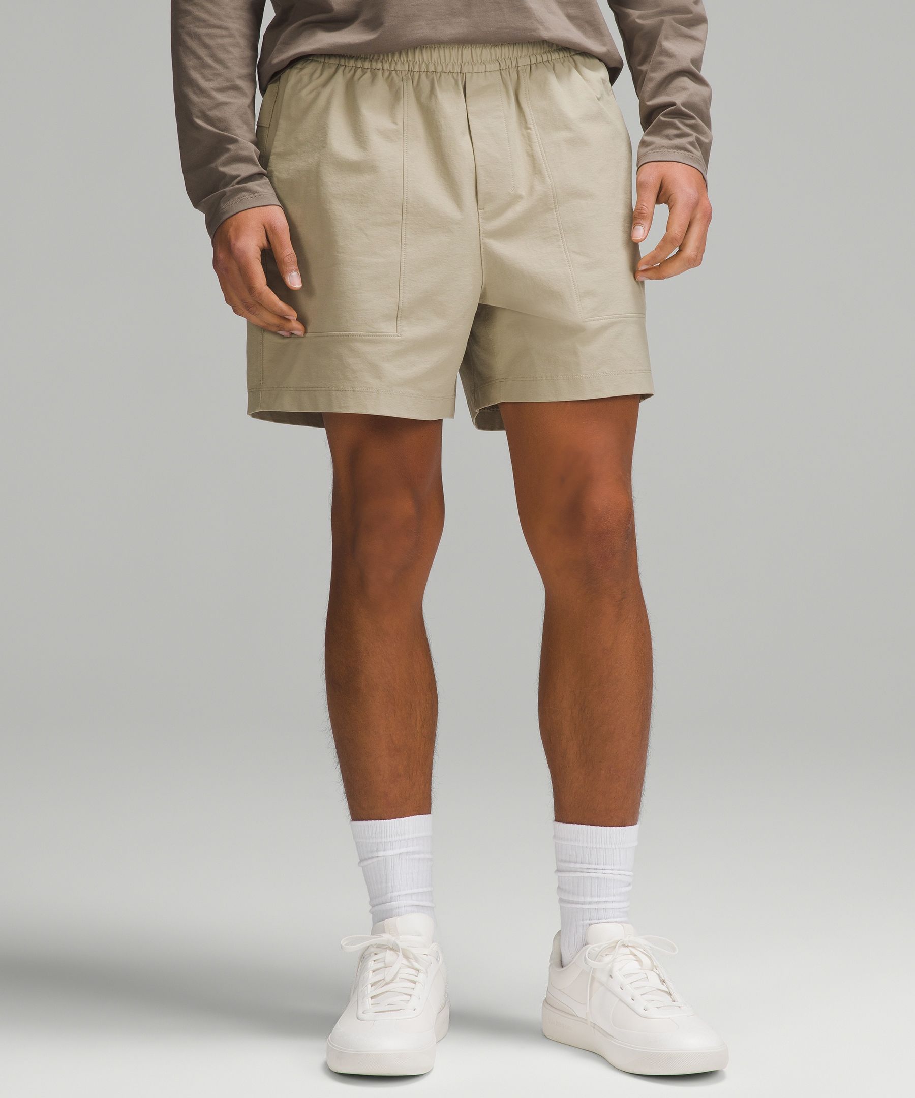 Shop Lululemon Bowline Shorts 5" Stretch Cotton Versatwill