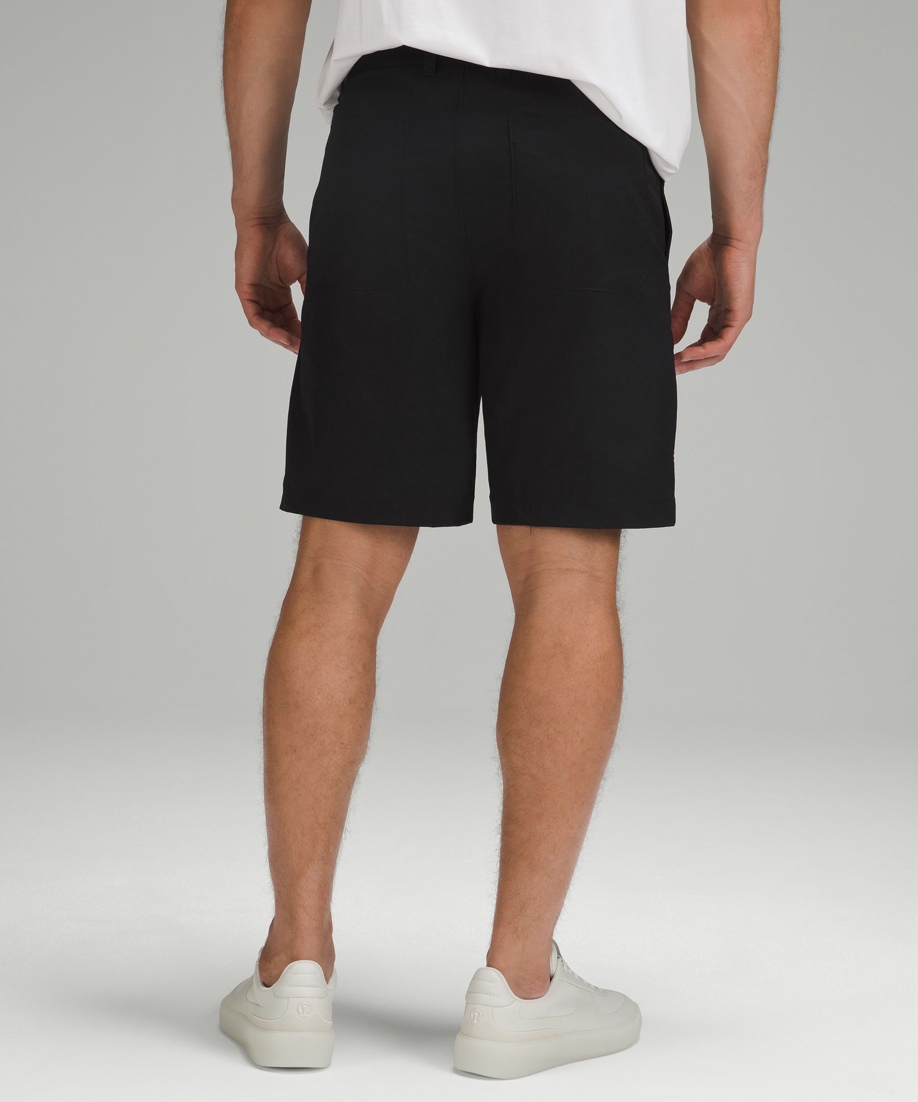 Shop Lululemon Relaxed-fit Smooth Twill Shorts 9"