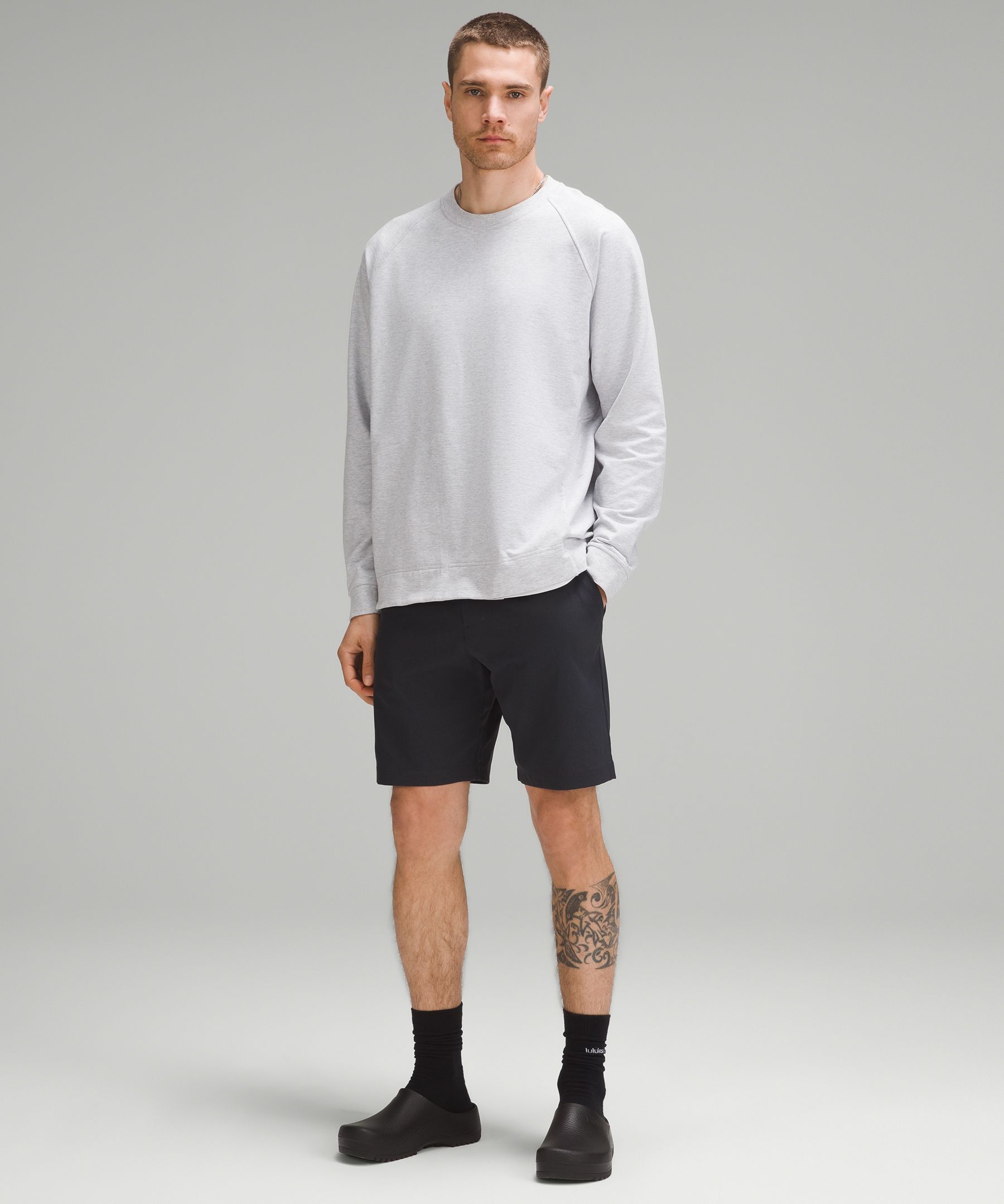 lululemon SenseKnit Men's Running Shorts 10 Fitted Size Large Short (Gray  - RHIG) at  Men's Clothing store