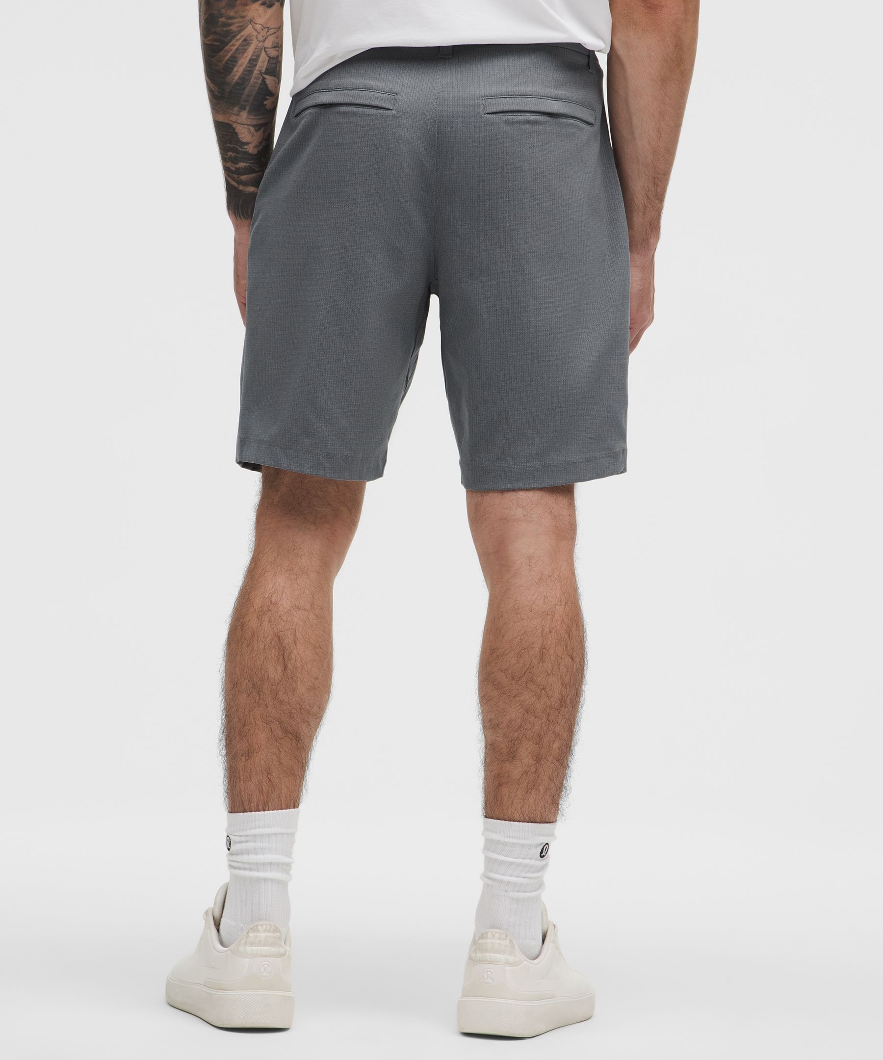 Shop Lululemon Abc Classic-fit Short 9" Wovenair