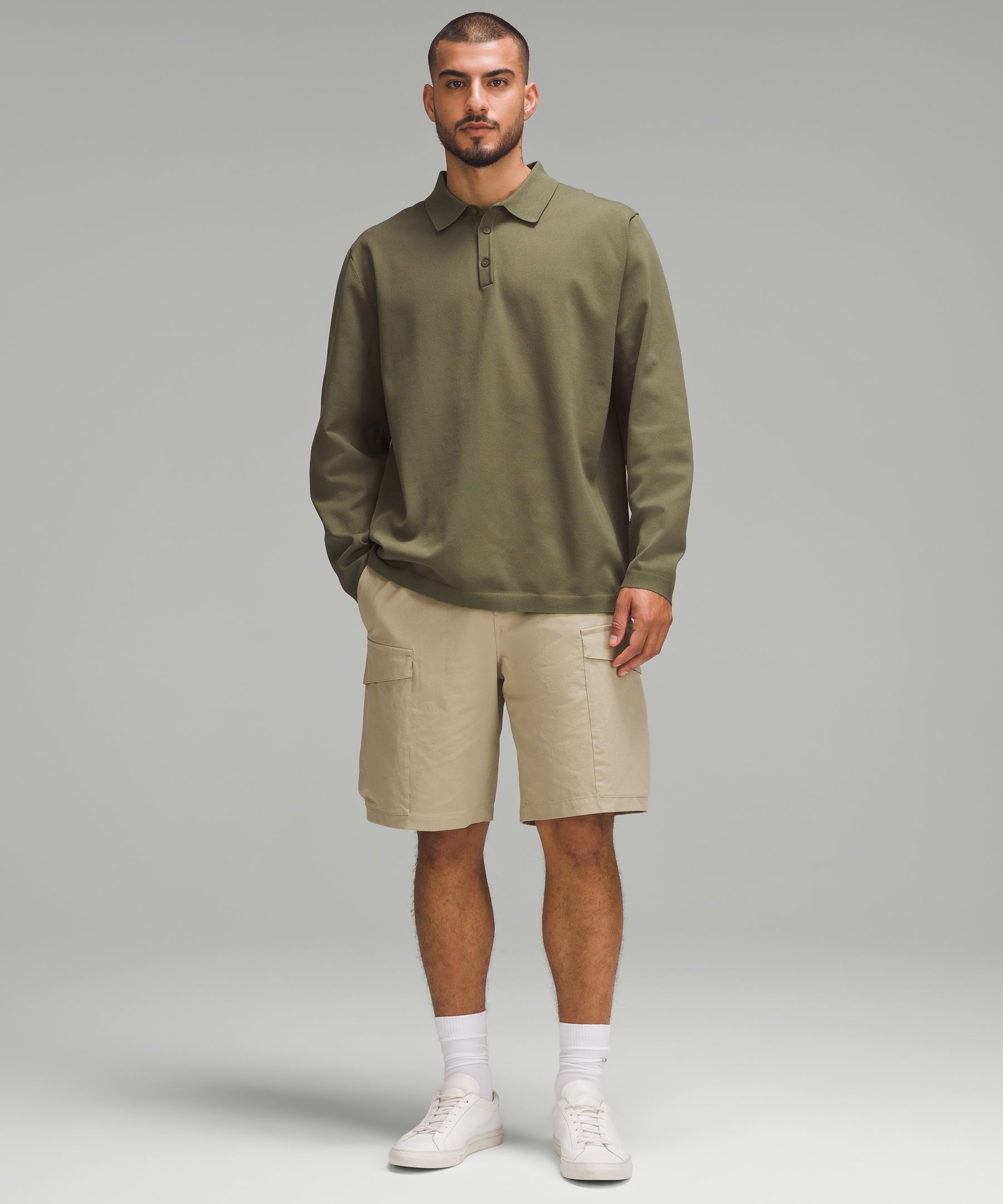 Stretch Cotton VersaTwill Cargo Pocket Short 10" | Men's Shorts