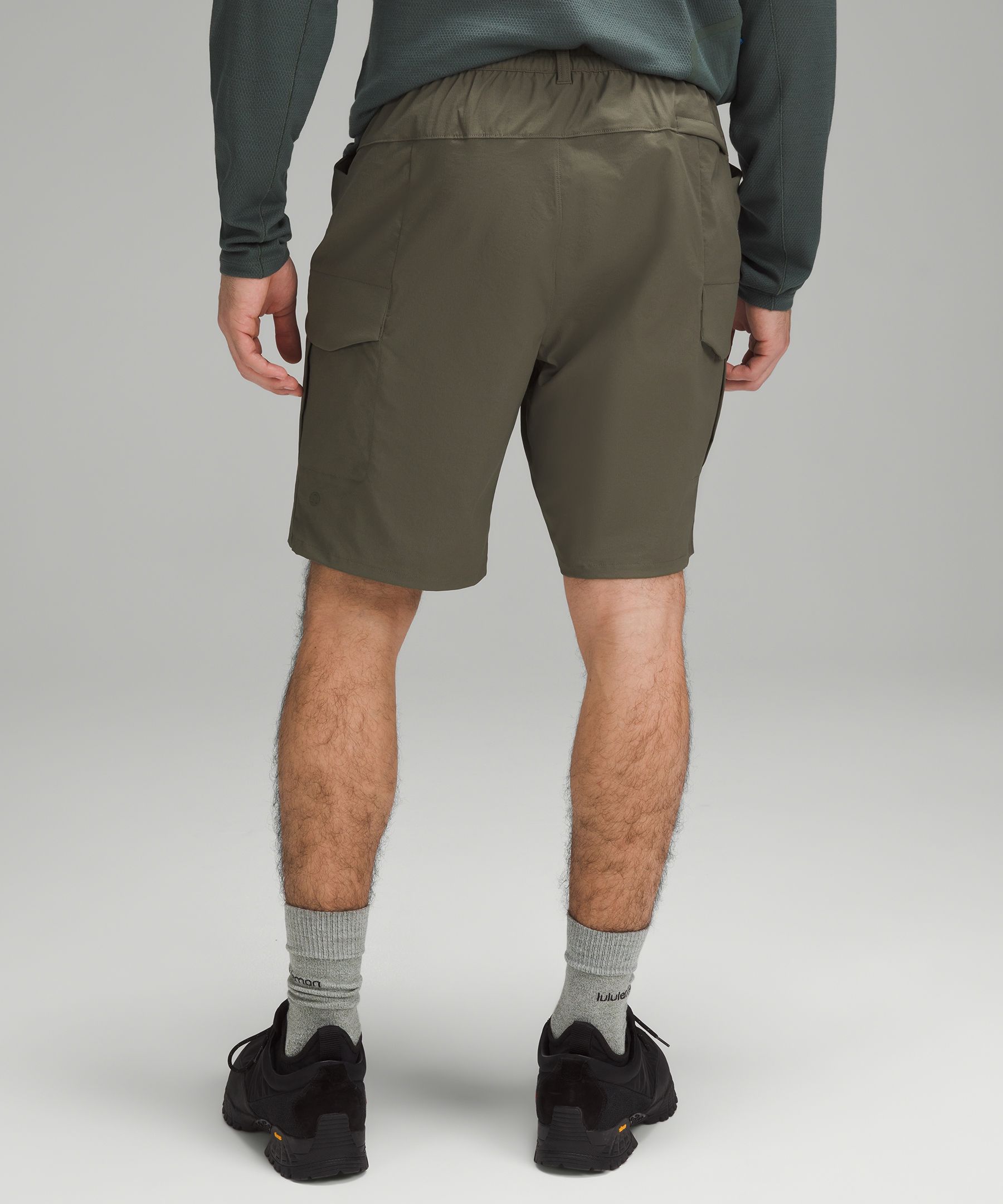 Shop Lululemon Classic-fit Hiking Cargo Shorts 9"