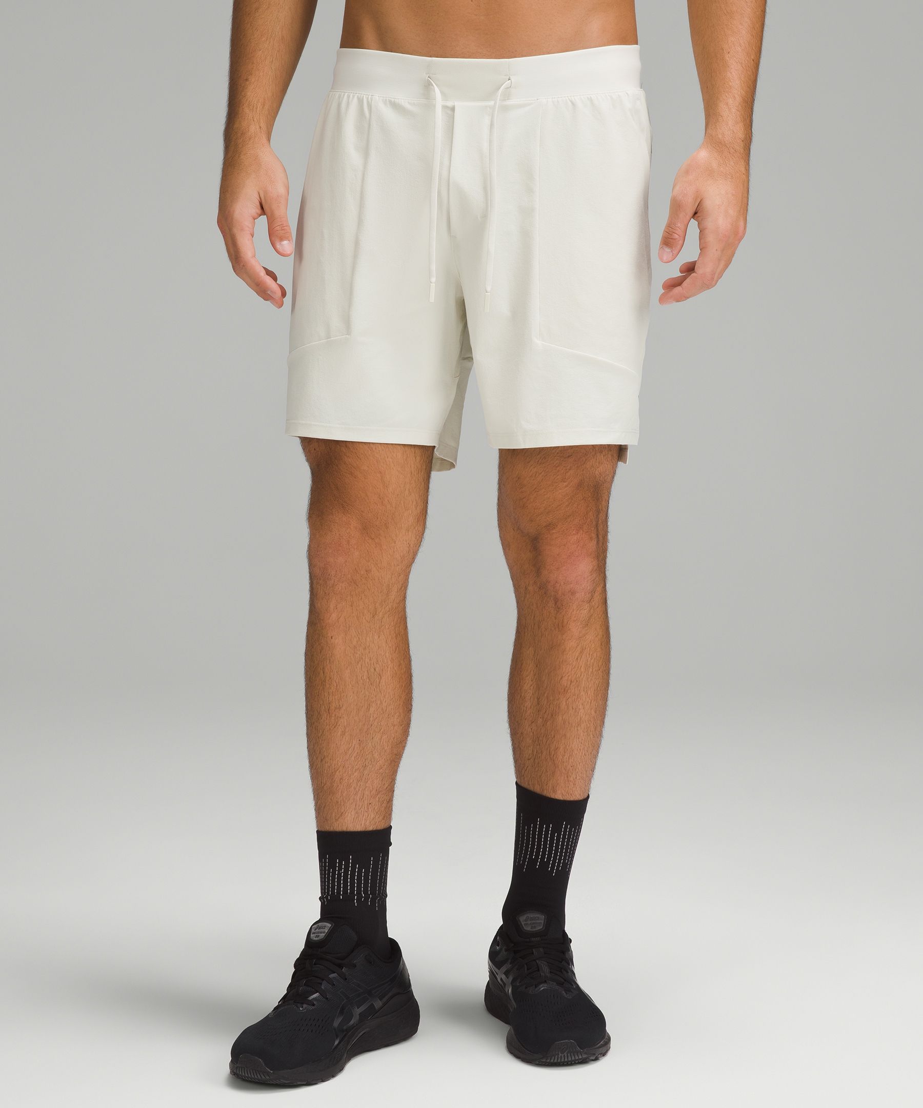 Navy License to Train 7 shell shorts, Lululemon