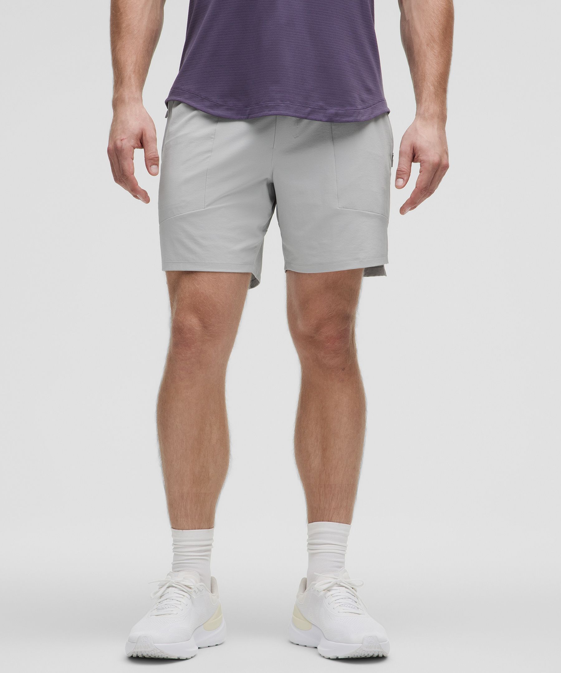 Lululemon best sale gray shorts