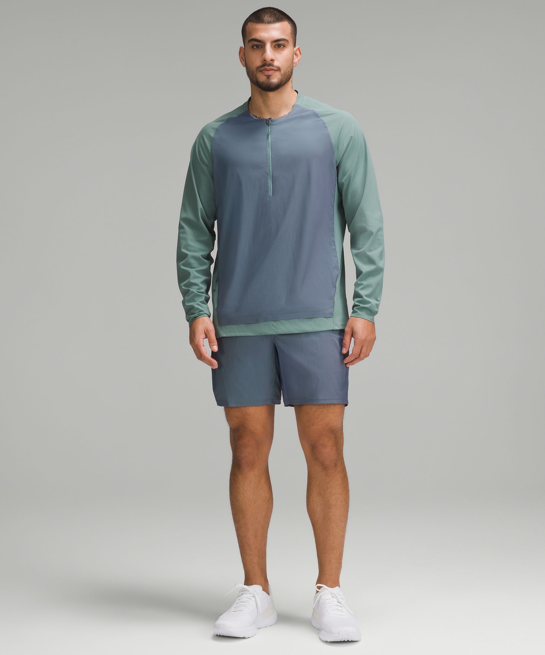 Lululemon athletica Nulux Running Half-Zip *Iridescent, Men's Hoodies &  Sweatshirts