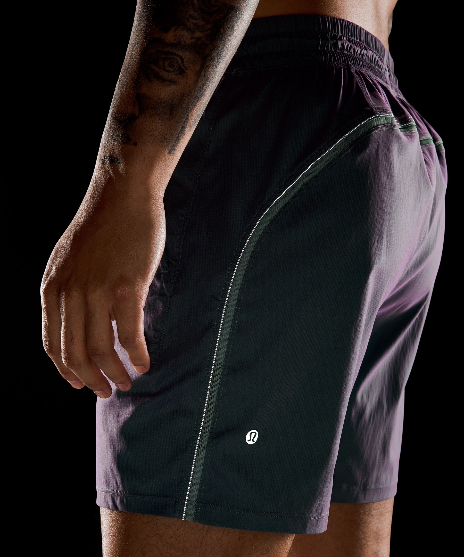 lululemon athletica Pace Breaker Lined Short 5 Updated in Green for Men