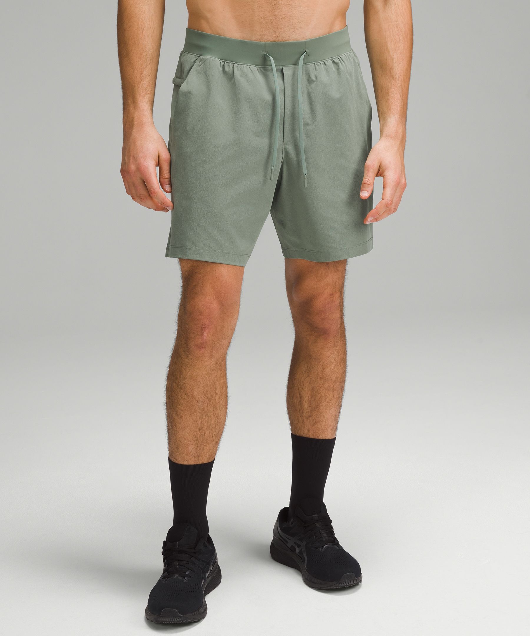 Lululemon Athletica Men's Shorts Olive Green Size 32 CA 35801 RN 106259