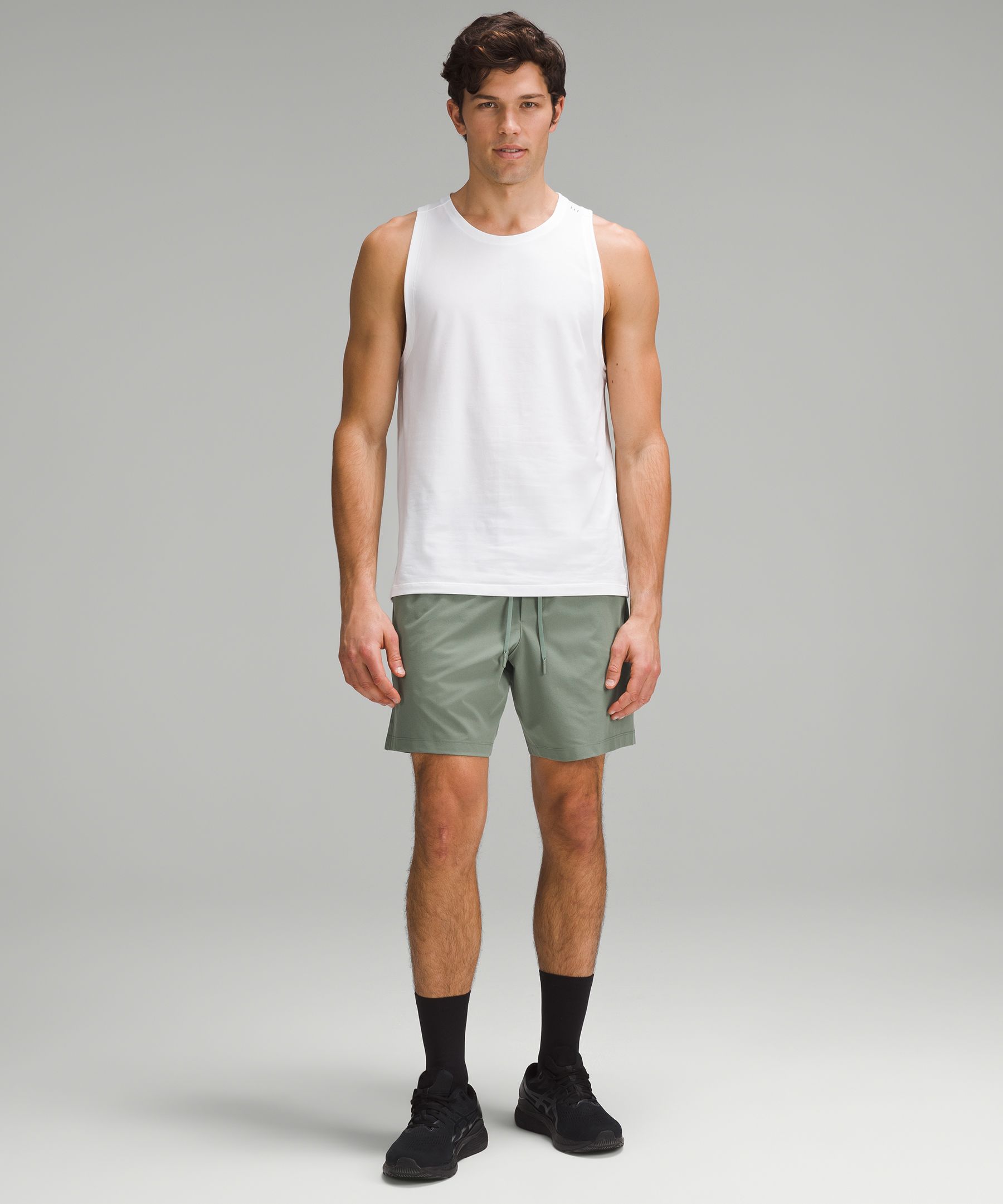 Lululemon Athletica Men's Shorts Olive Green Size 32 CA 35801 RN 106259