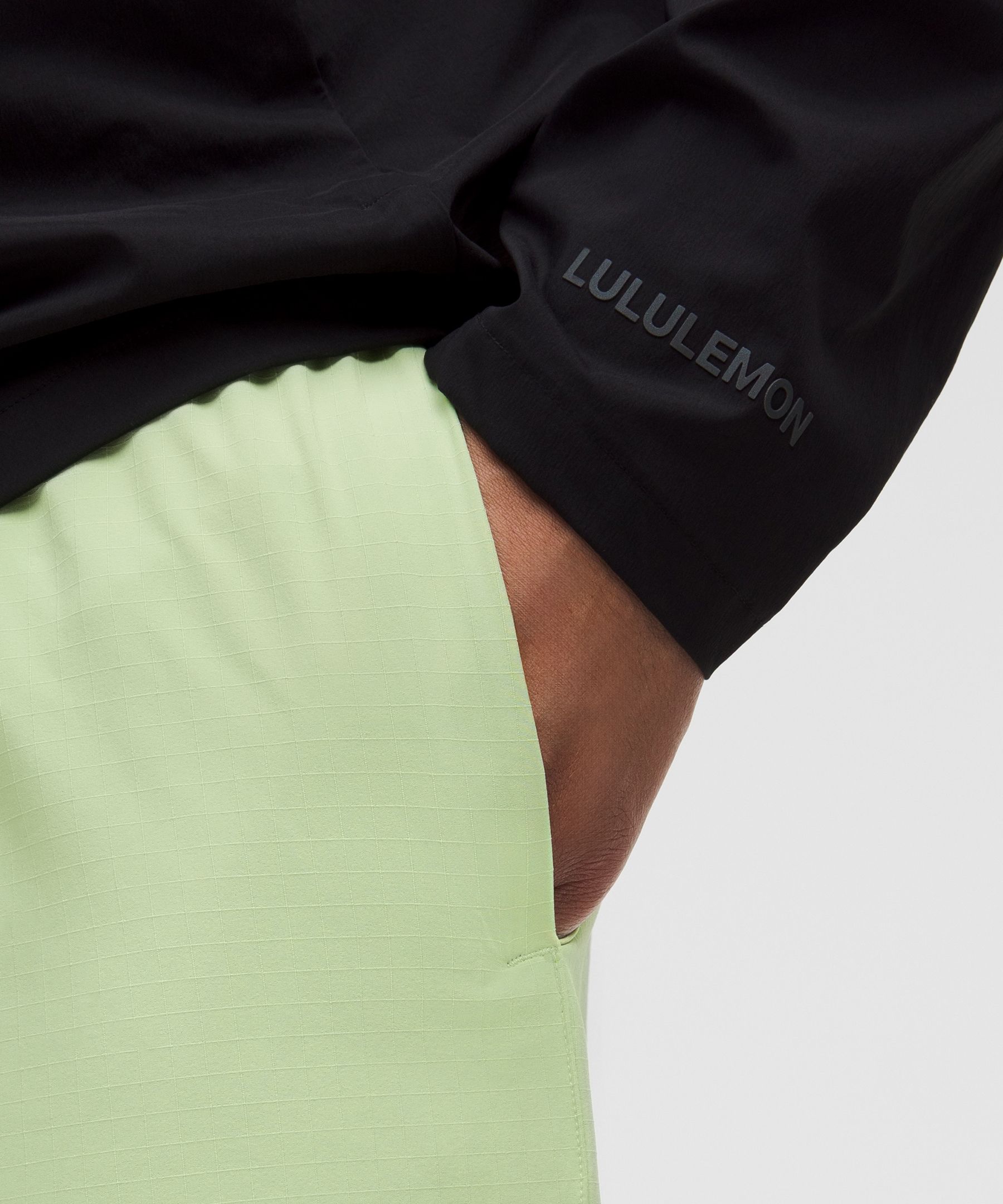 Lululemon Mile Maker Run Crew Ripstop Lined Short 6"