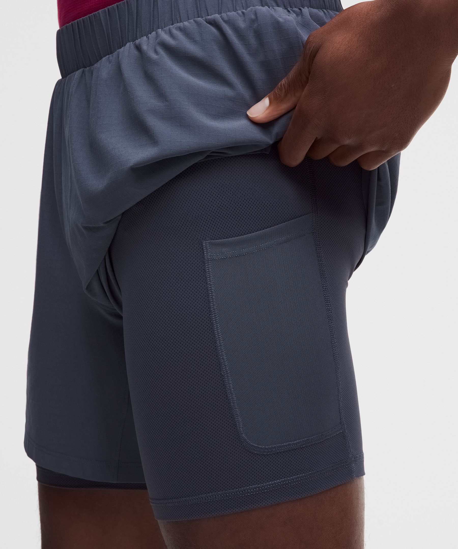 Mile Maker Ripstop Lined Short 6"