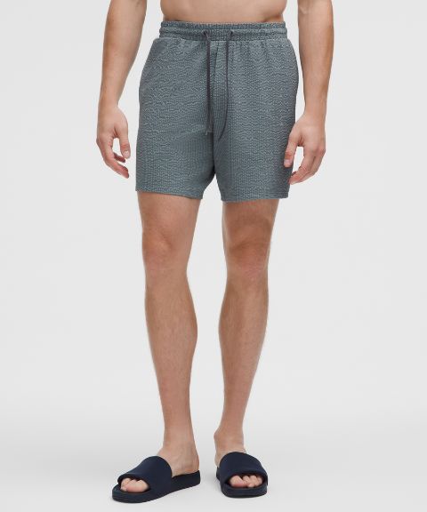 Мужские плавательные шорты Lululemon Textured Swim без подкладки