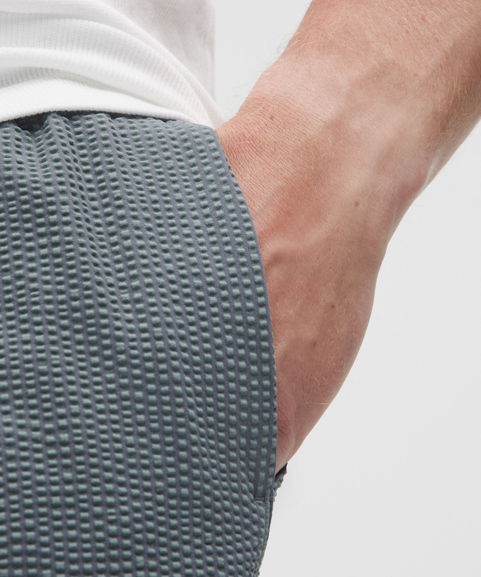 Мужские плавательные шорты Lululemon Textured Swim без подкладки — фото 5
