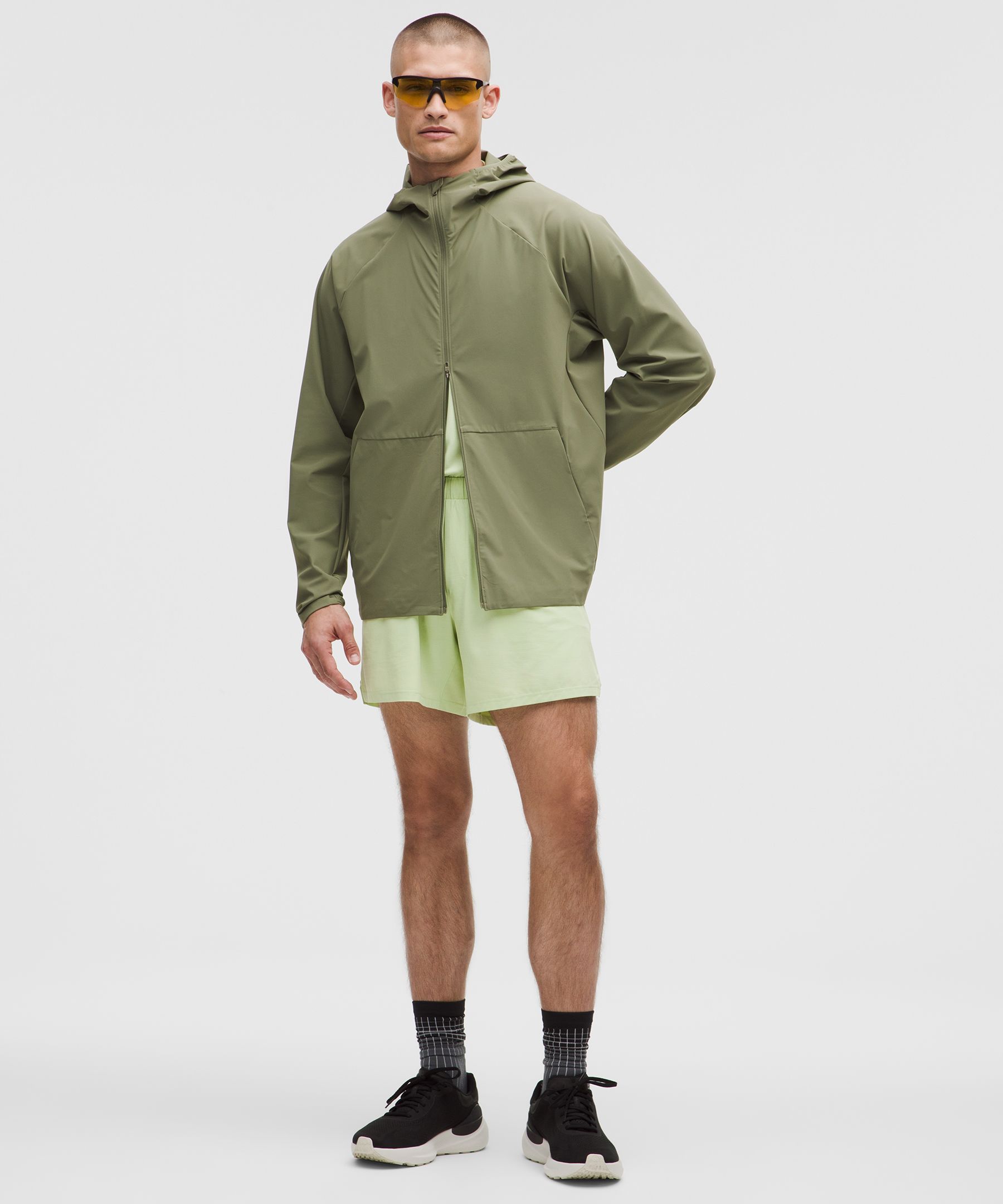 Lululemon Mile Maker Run Crew Ripstop Linerless Short 6"