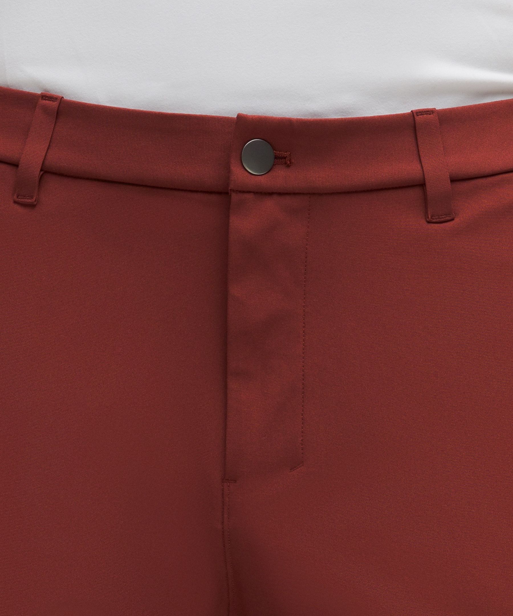 Lululemon Abc Classic-fit Short 7" In Burgundy