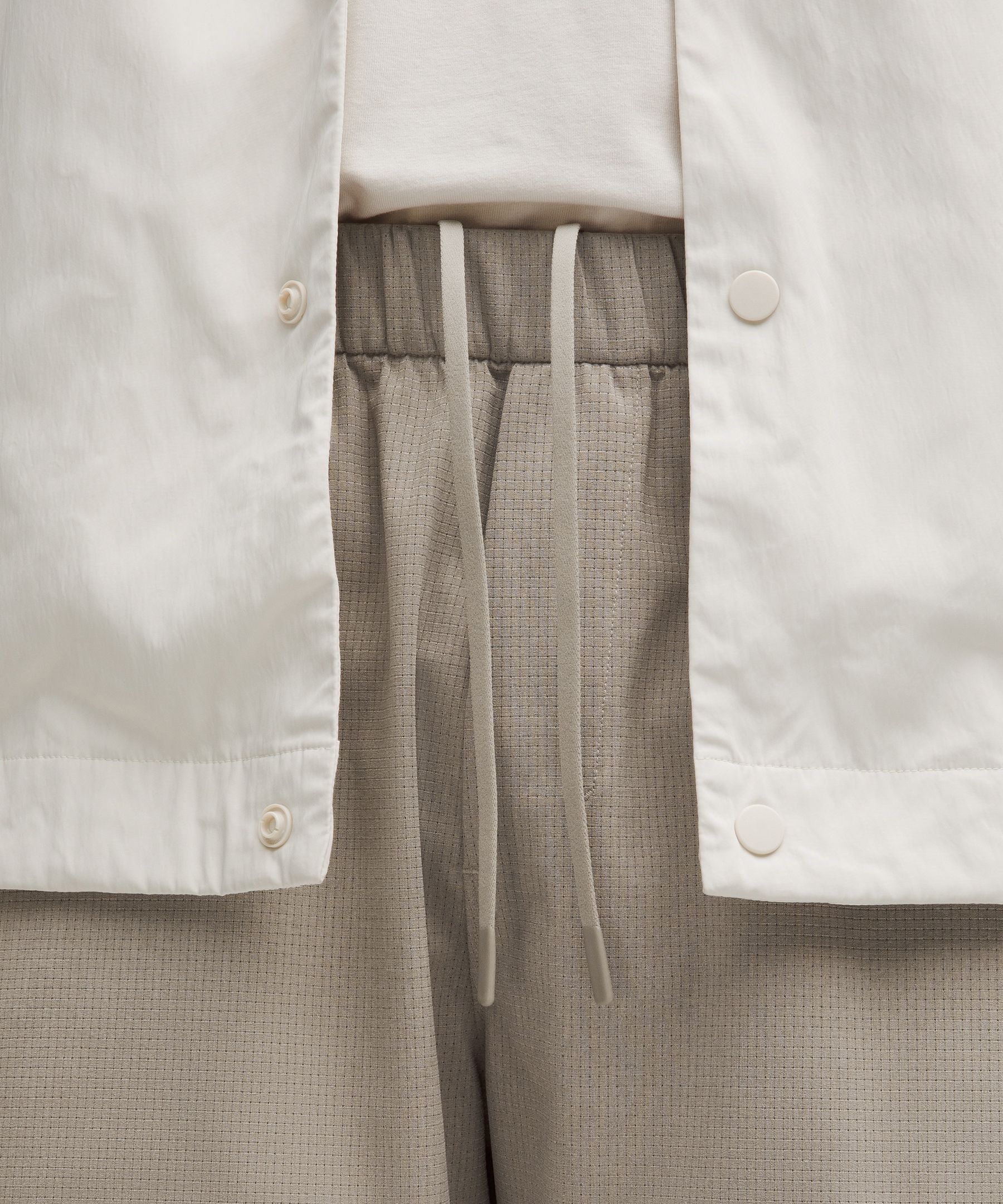 Lululemon Abc Wovenair Pull-on Short 7" In Neutral