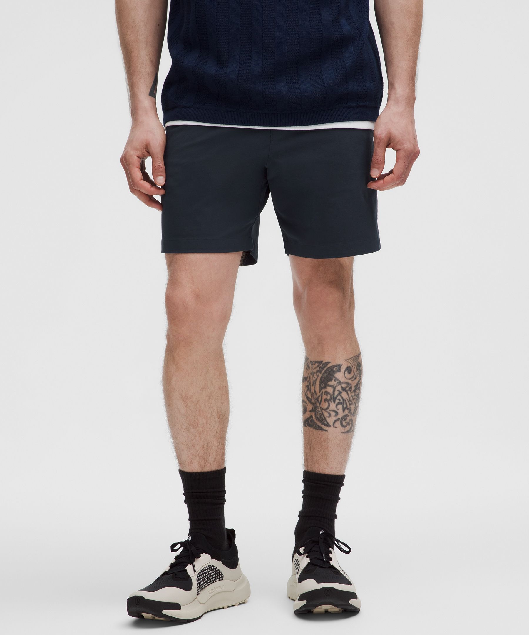 Lululemon Abc Classic-fit Shorts 7" Stretch Cotton Versatwill