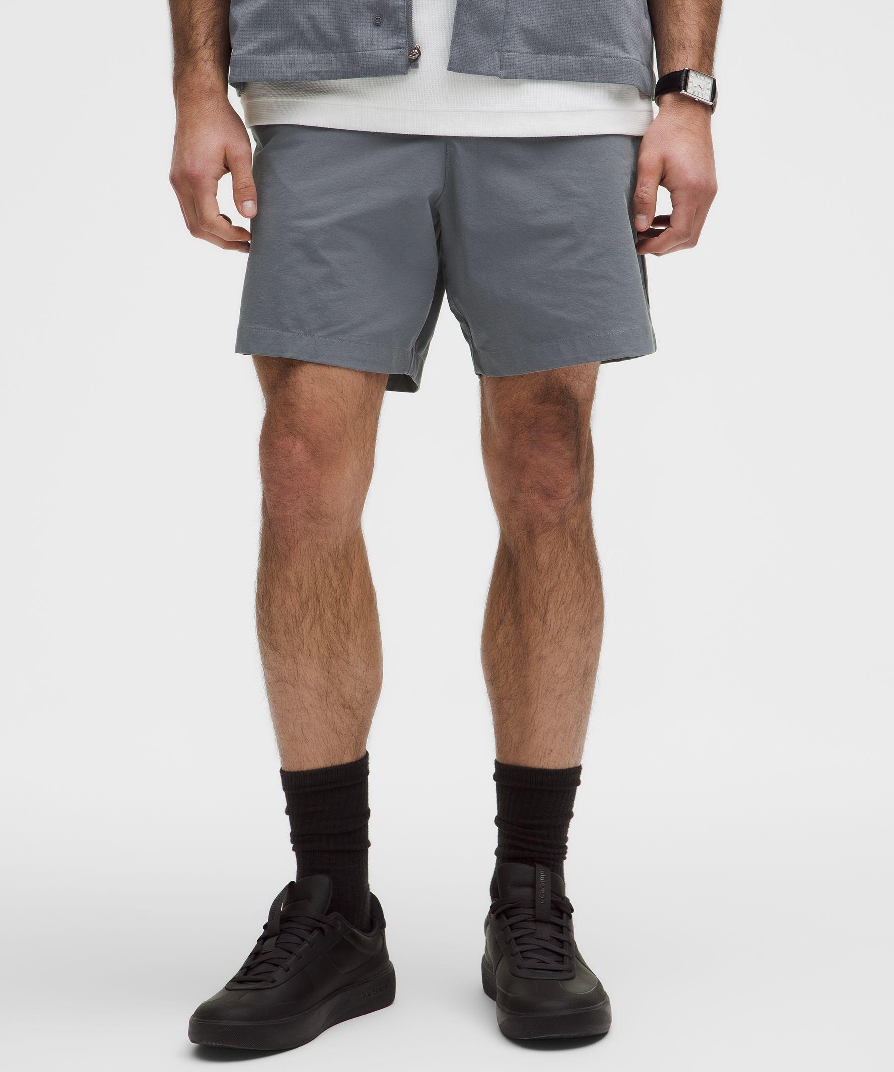 Shop Lululemon Abc Classic-fit Short 7" Stretch Cotton Versatwill