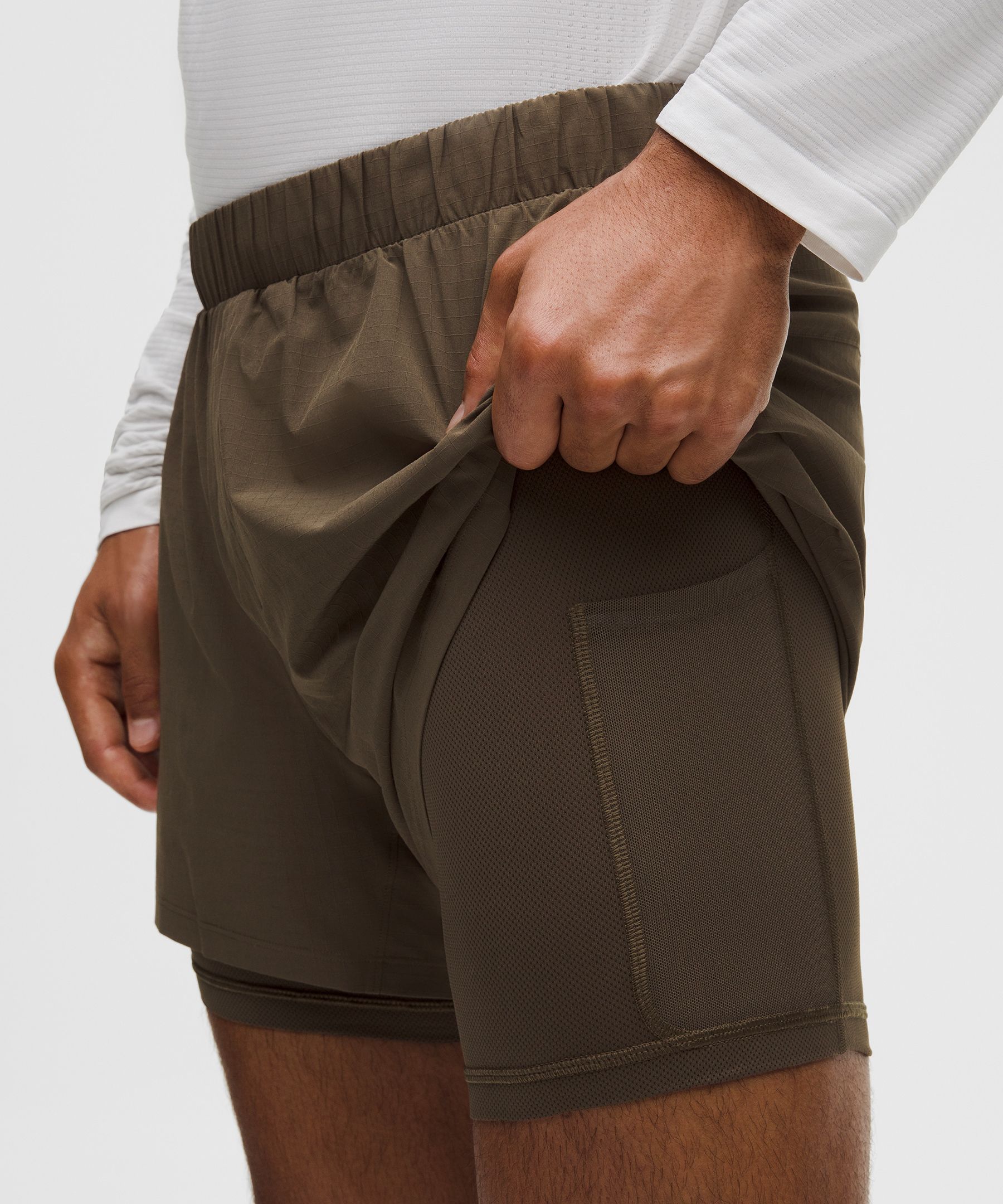 Mile Maker Ripstop Lined Short 4"