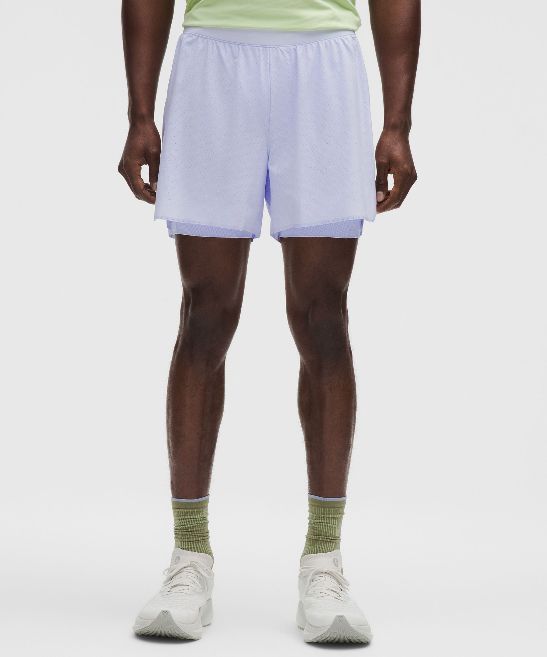 Lululemon Fast And Free Lined Running Short 5"