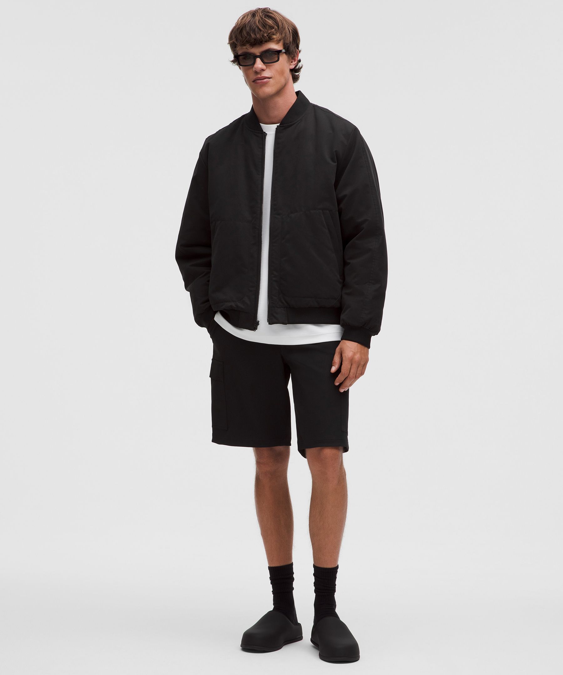Ripstop Cargo Short 10.5" - Black