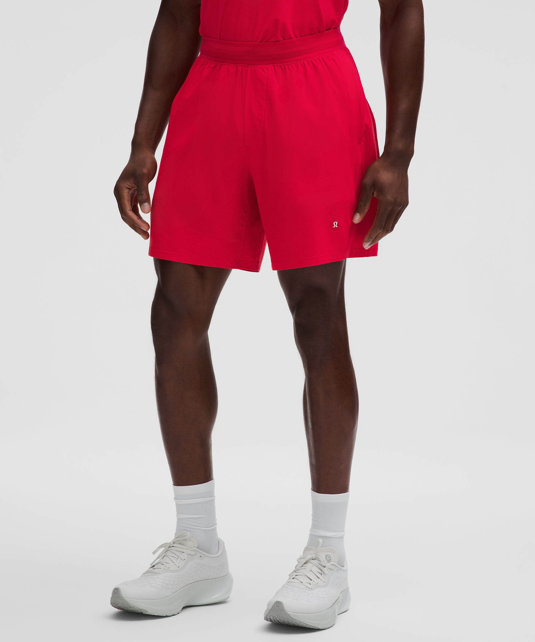 Striped Mesh Tennis Short 7"