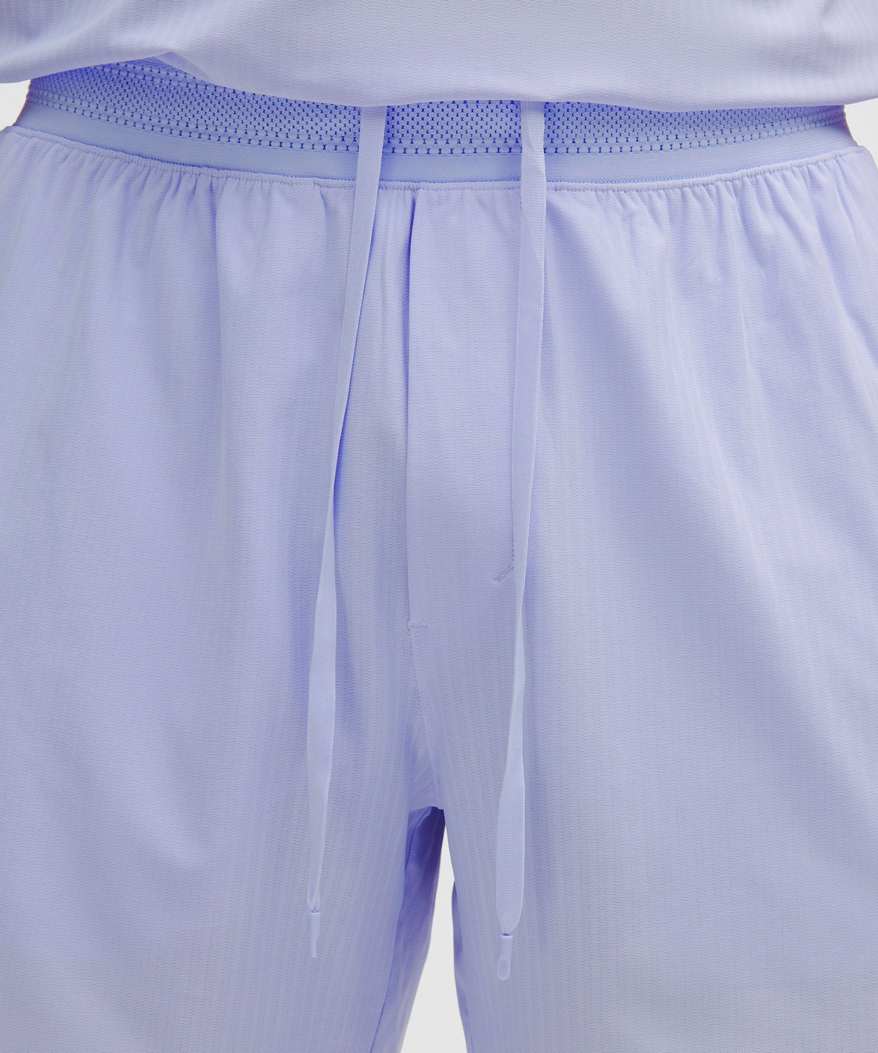 Lululemon Striped Mesh Tennis Short 7"