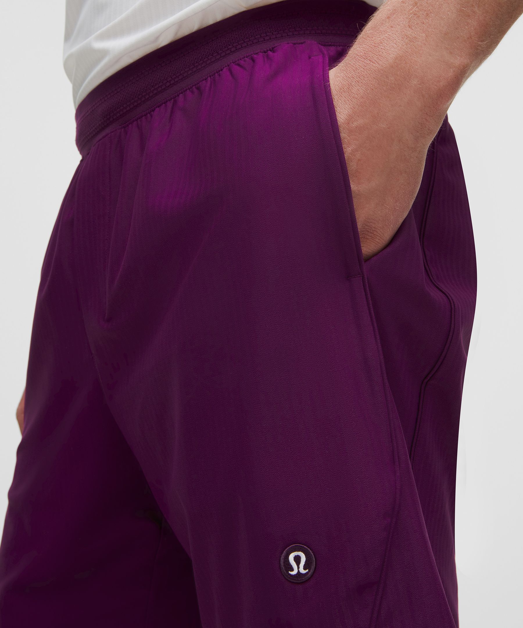 Striped Mesh Tennis Short 7"
