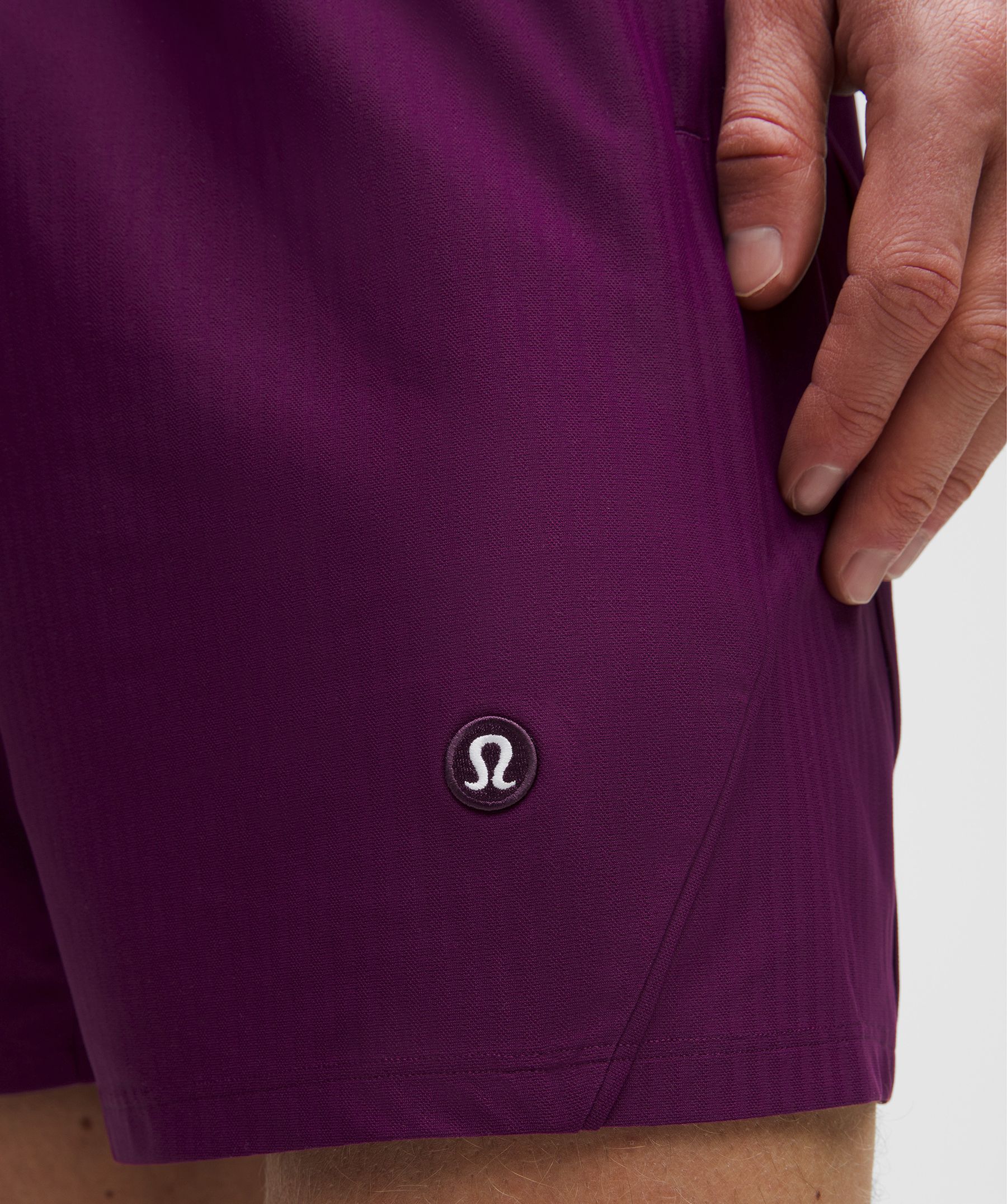 Striped Mesh Tennis Short 7"