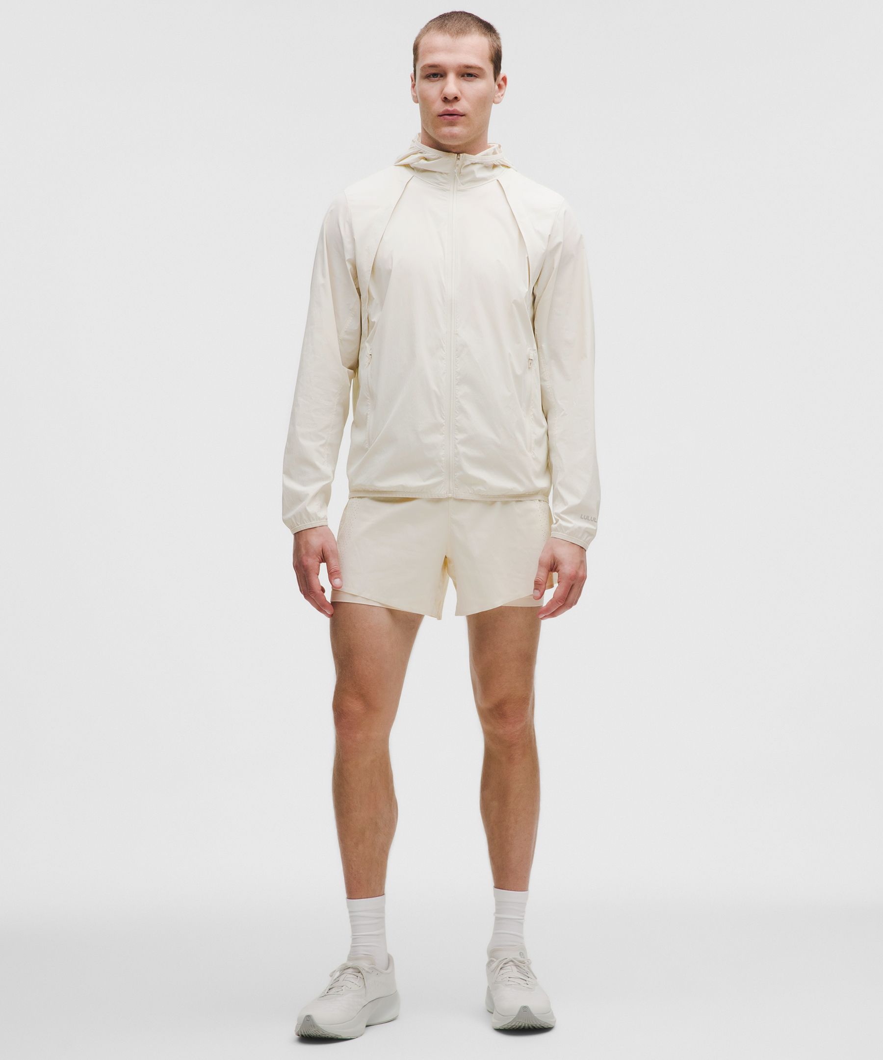 Perforated Lined Running Short 5"