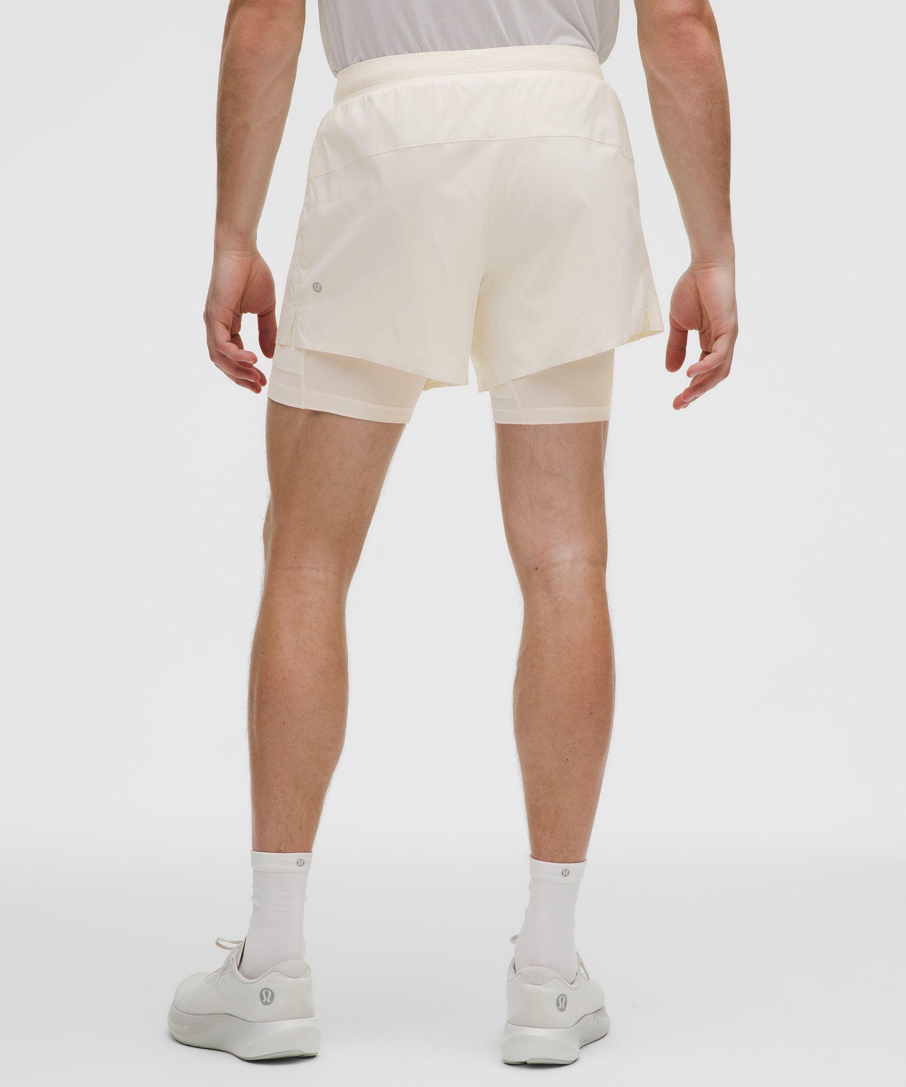 Perforated Lined Running Short 5"