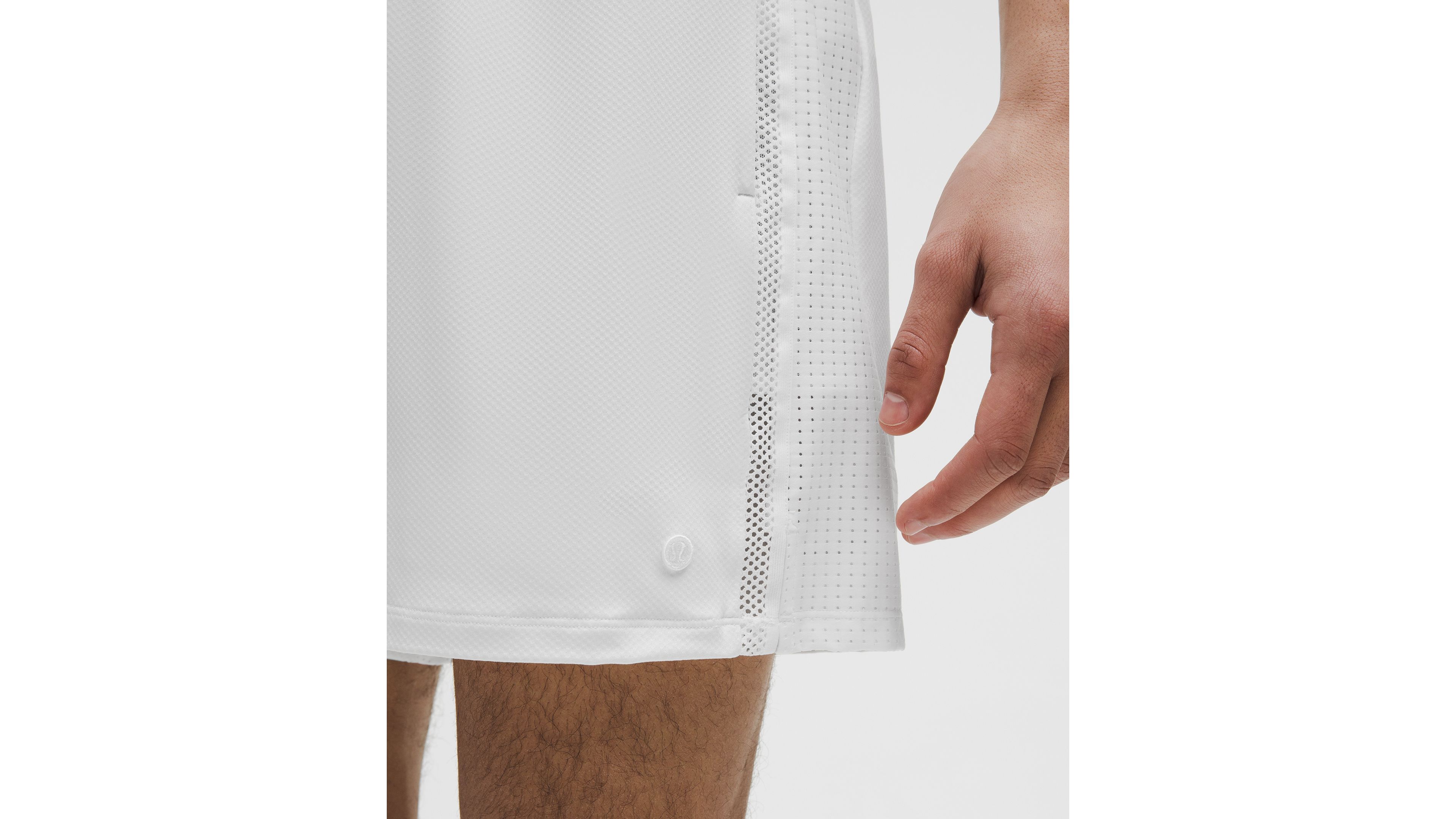 Mesh-Panelled Tennis Short 5"