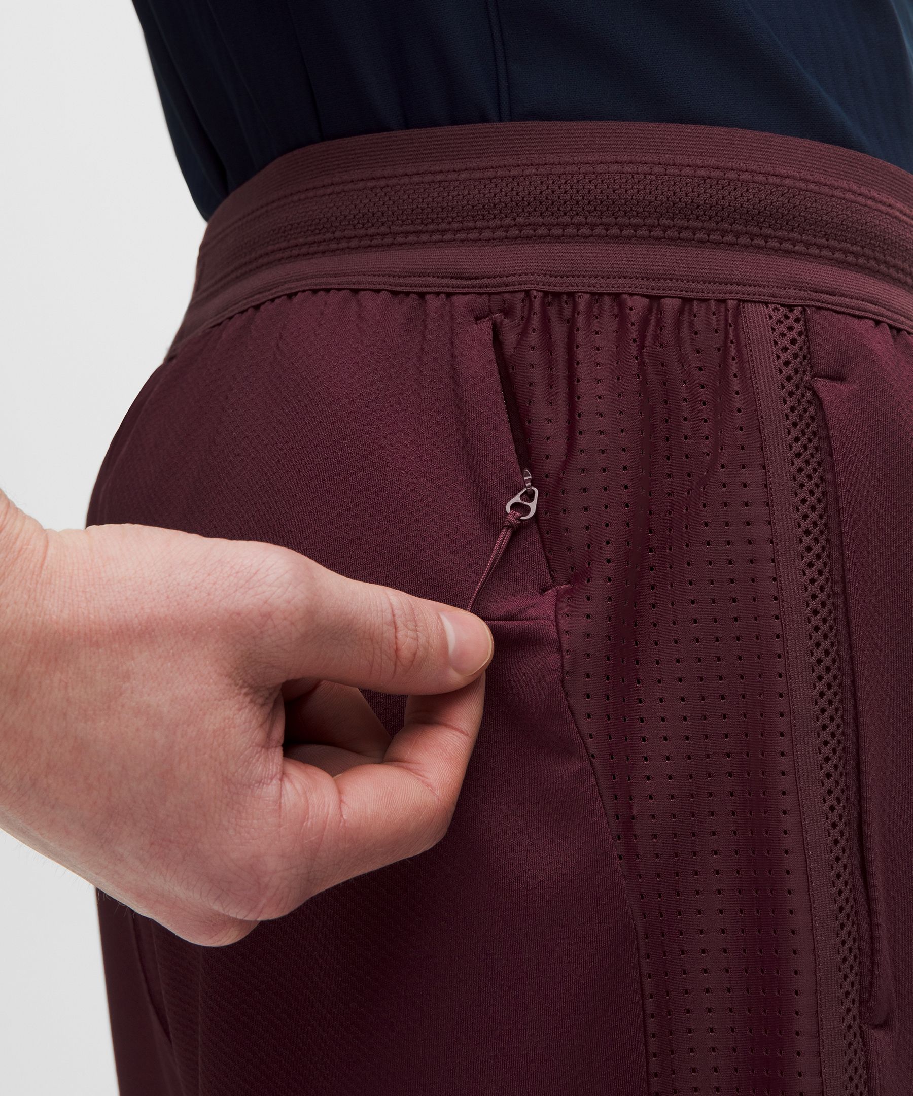 Mesh-Panelled Tennis Short 5"