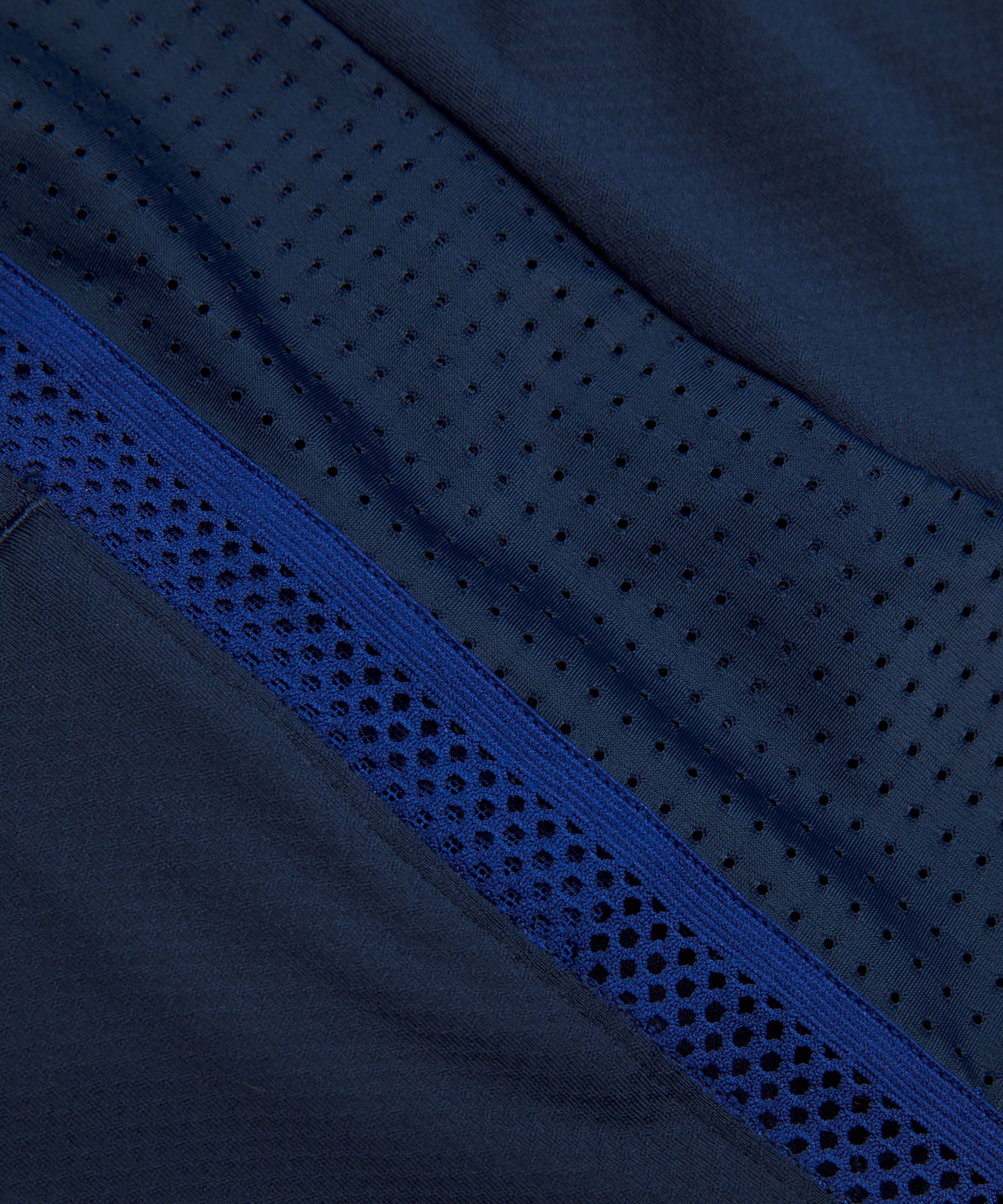 Short de tennis &agrave; empi&egrave;cements en maille 13 cm