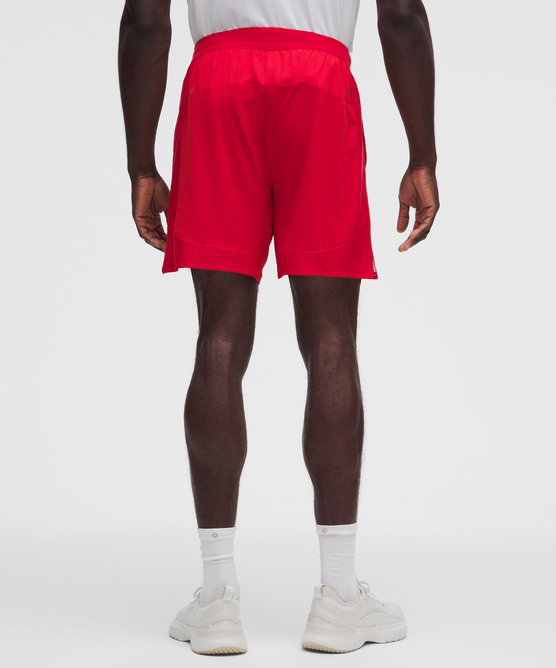 Pantalones cortos con paneles de malla para tenis, 18&nbsp;cm