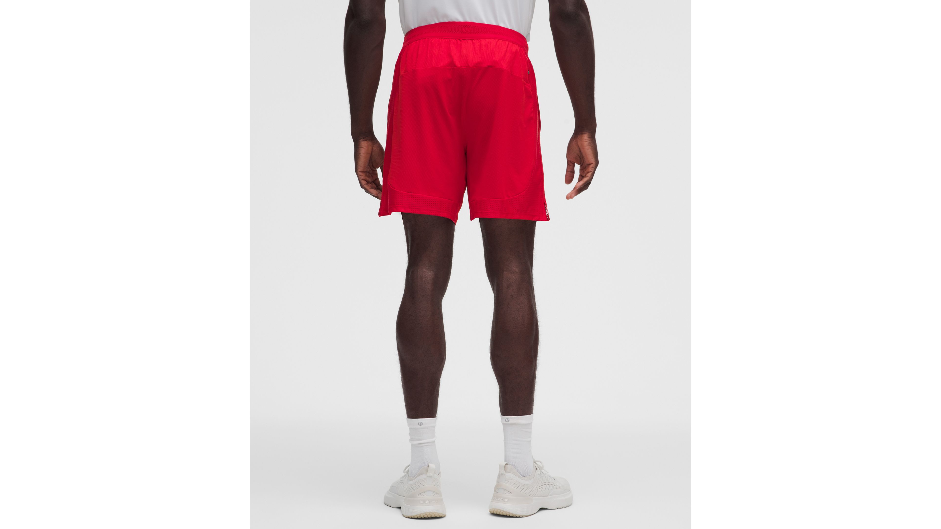 Mesh-Panelled Tennis Short 7"