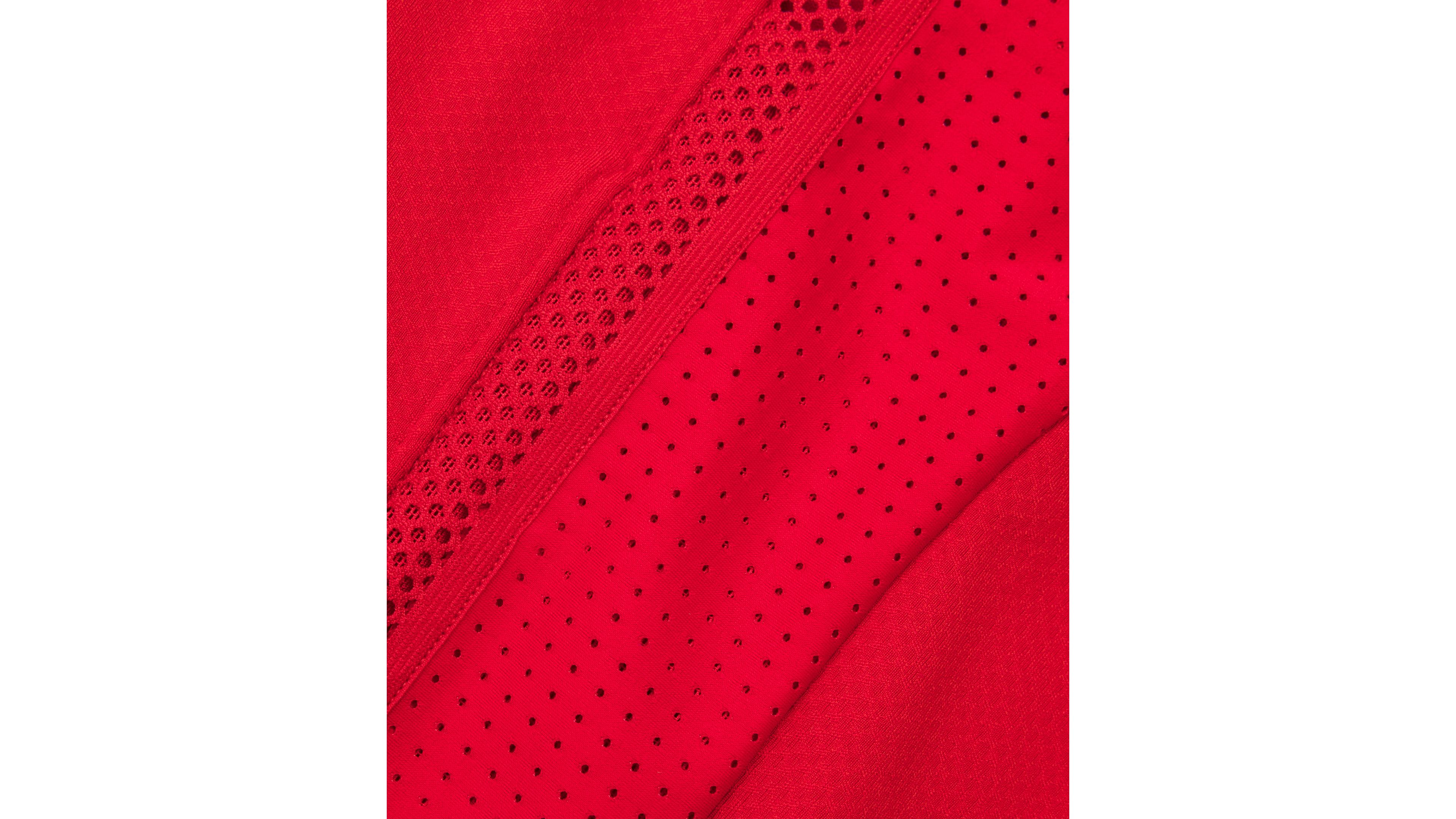 Mesh-Panelled Tennis Short 7"