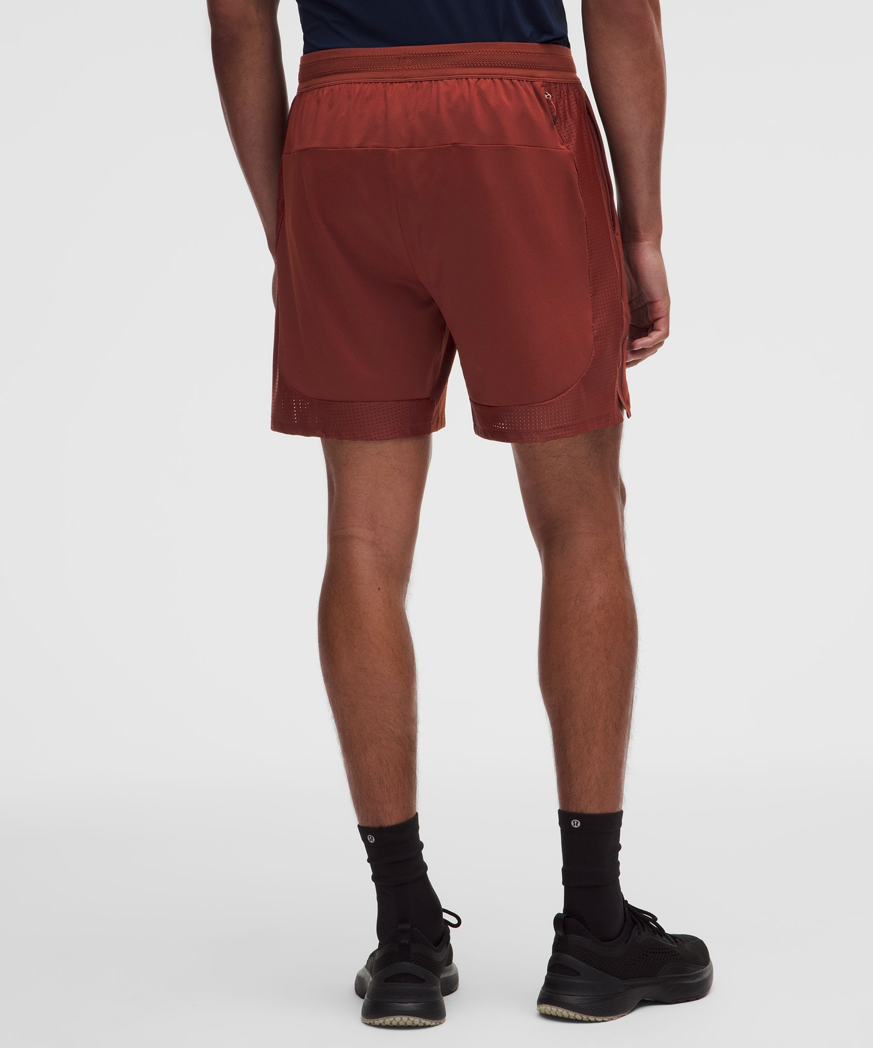 Mesh-Panelled Tennis Short 7"