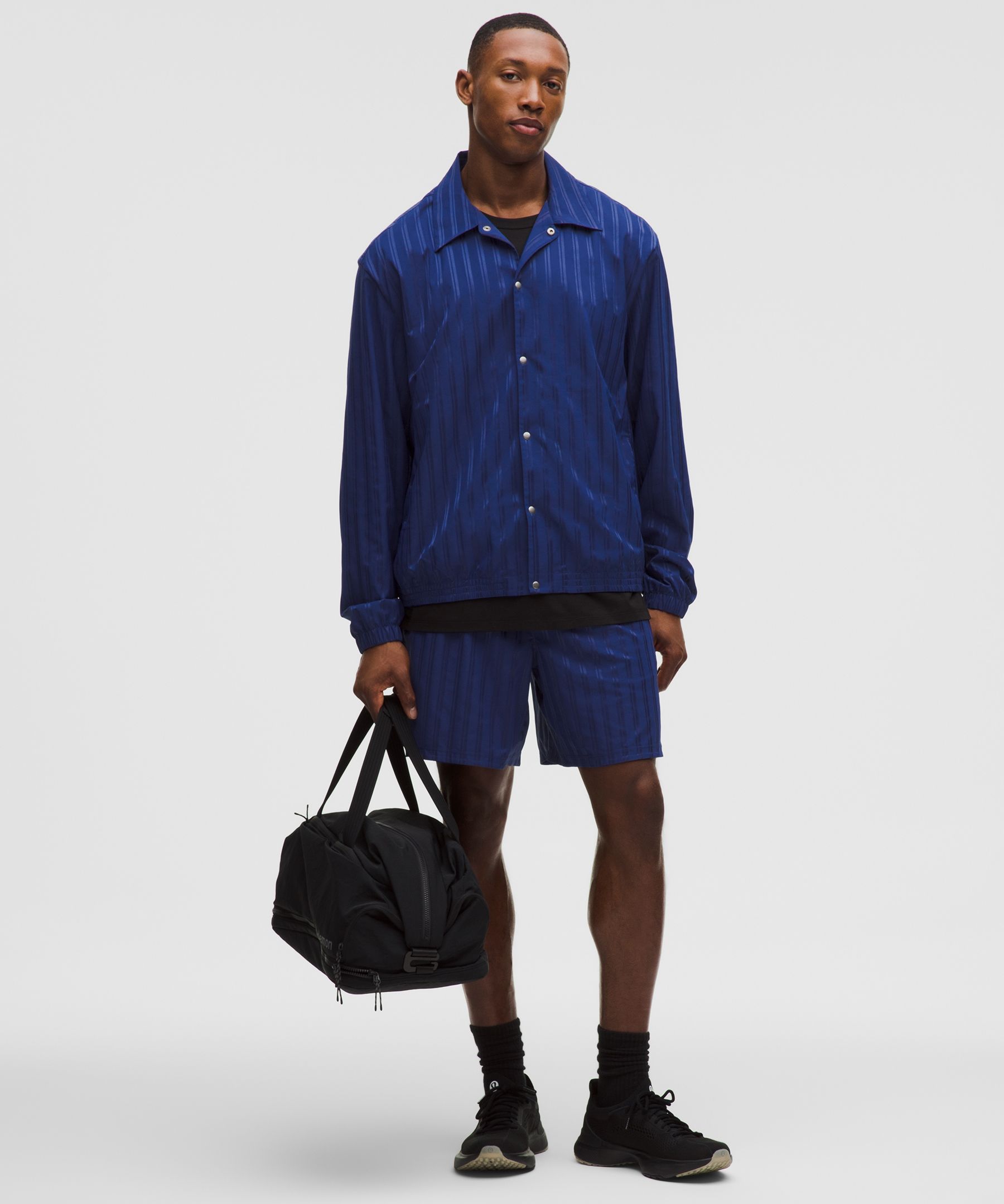 Satin Stripe Linerless Short 7"