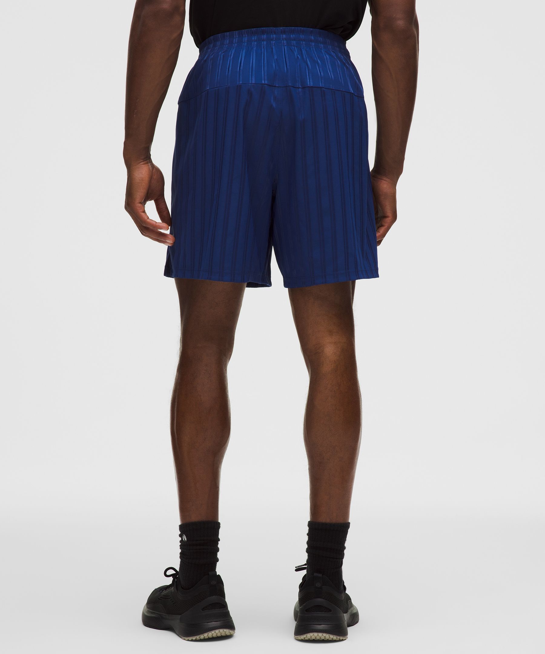 Satin Stripe Linerless Short 7"