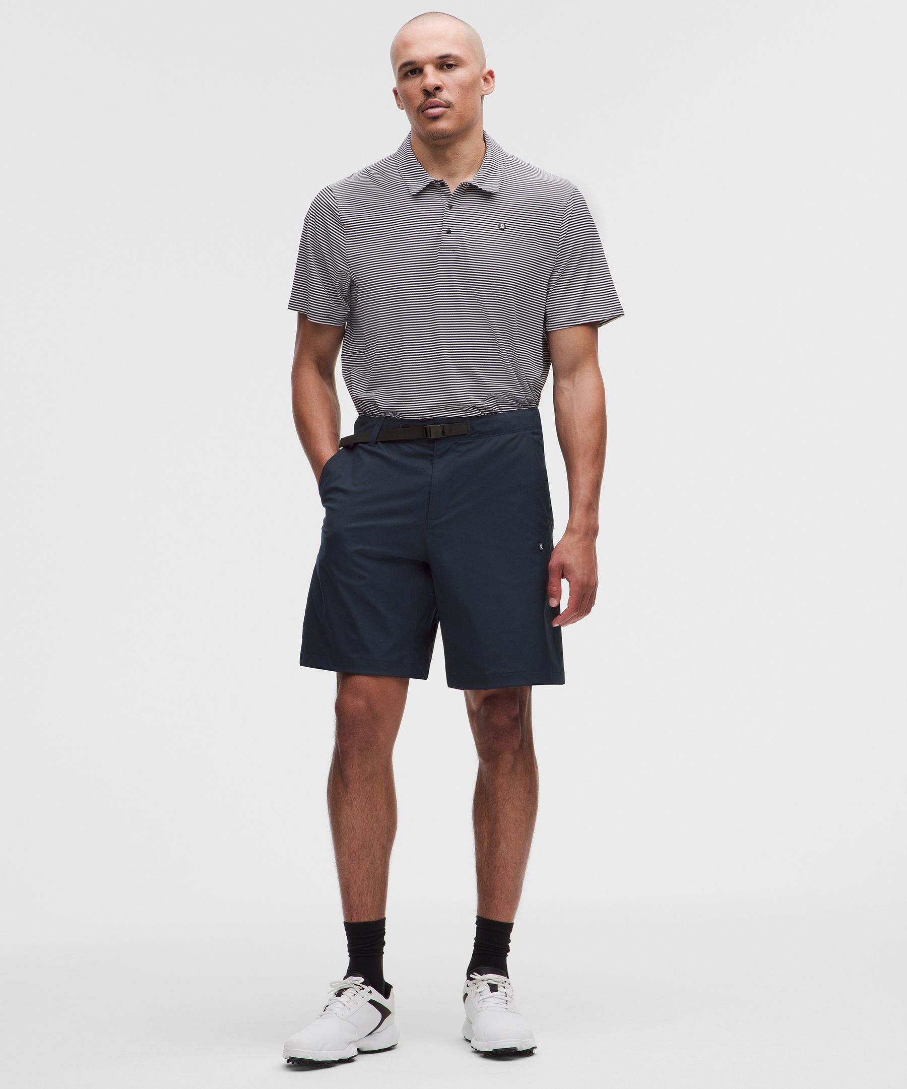Pantalones cortos holgados de sarga para golf, 23&nbsp;cm