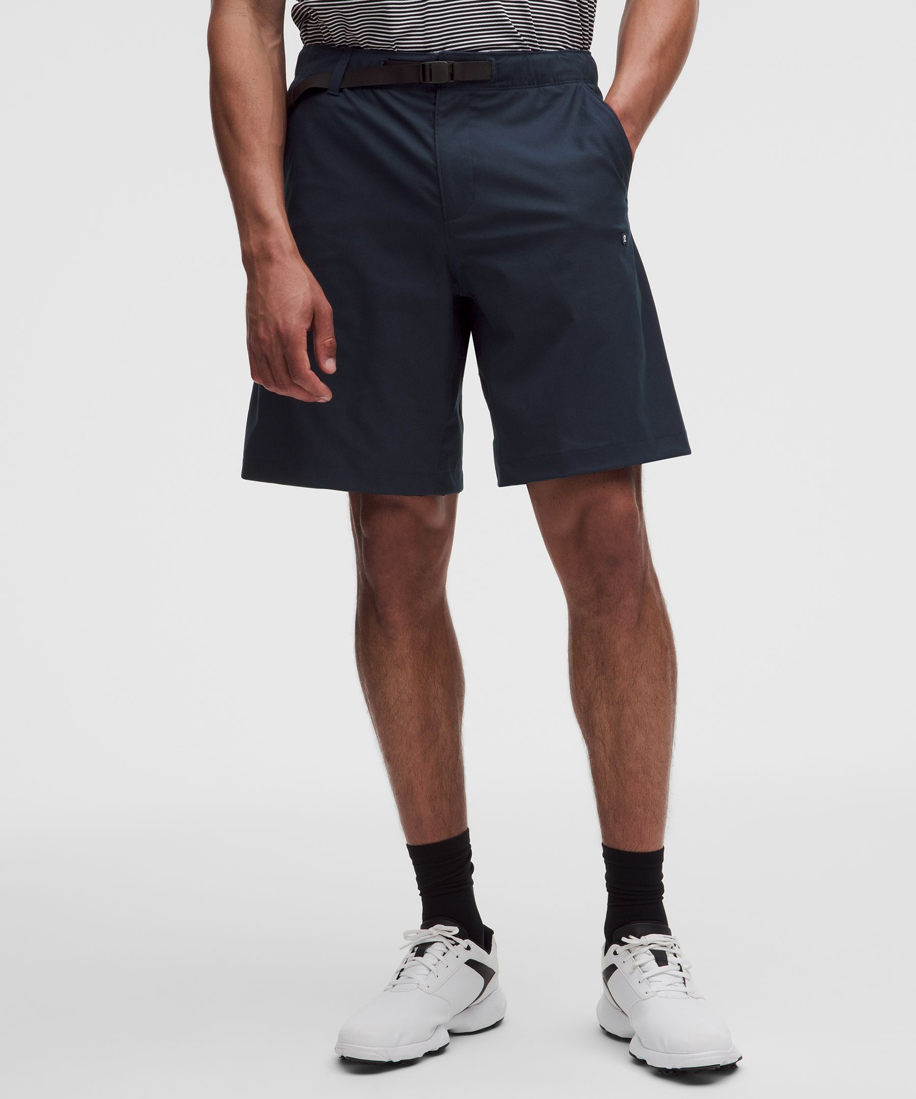 Pantalones cortos holgados de sarga para golf, 23&nbsp;cm