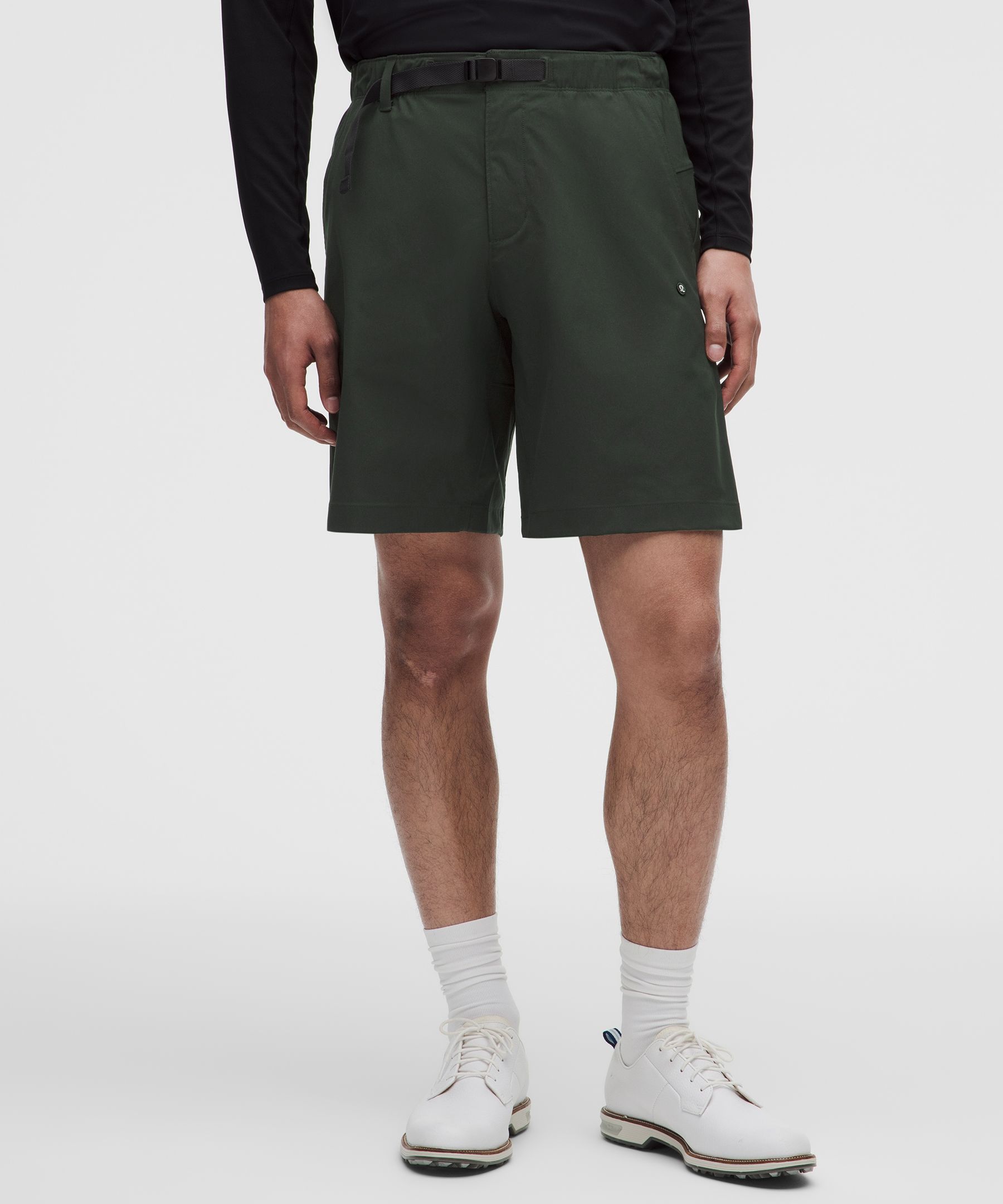 Stretch Twill Relaxed-Fit Golf Short 9"